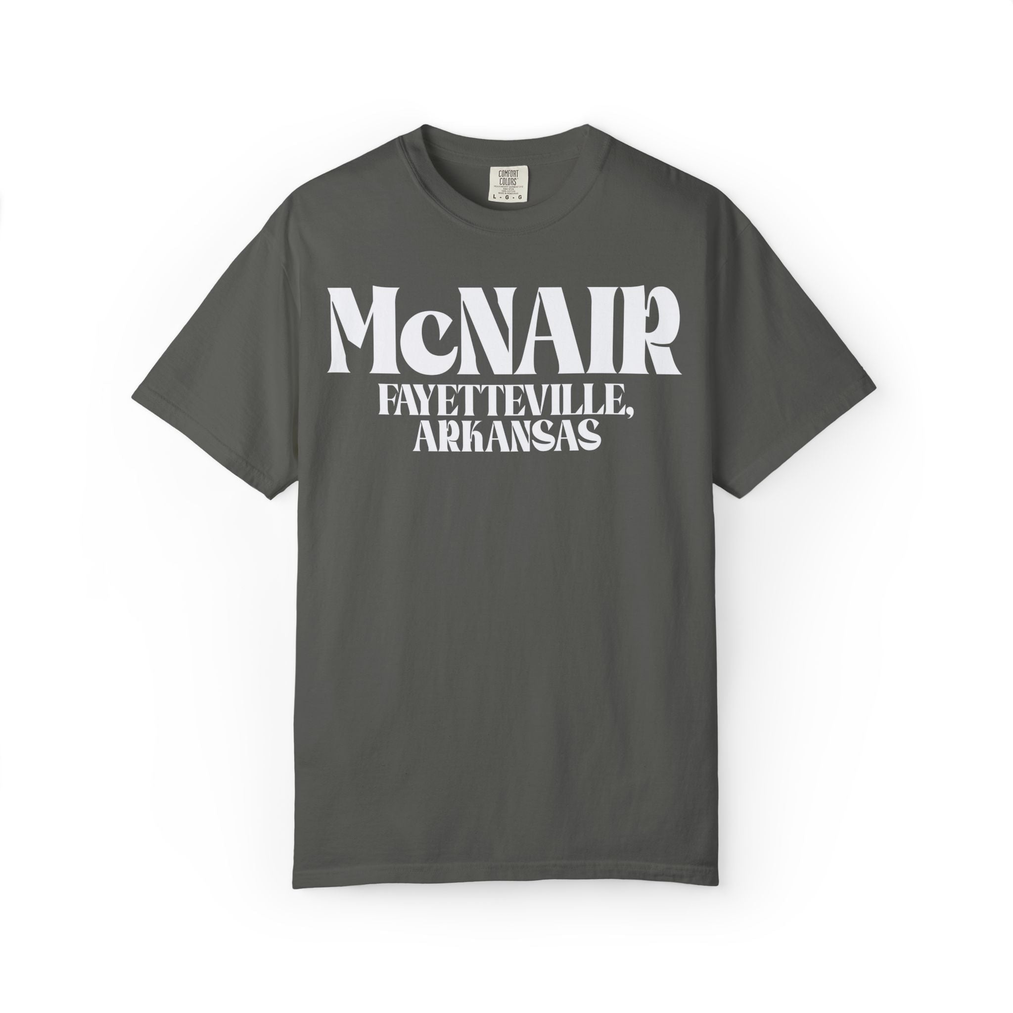 McNair Middle School: Retro Block Text | FPS + Opal and June T-Shirt, Fayetteville Public Schools - Opal and June