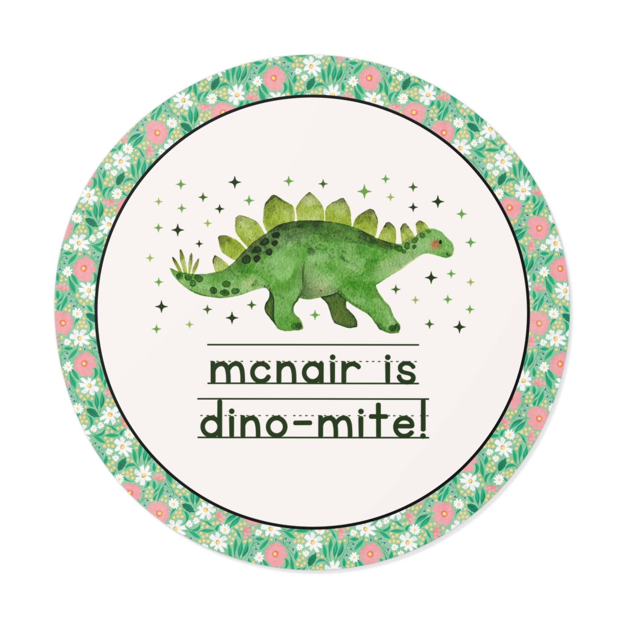 McNair Middle School Sticker: McNair is Dino - Mite - Opal and June
