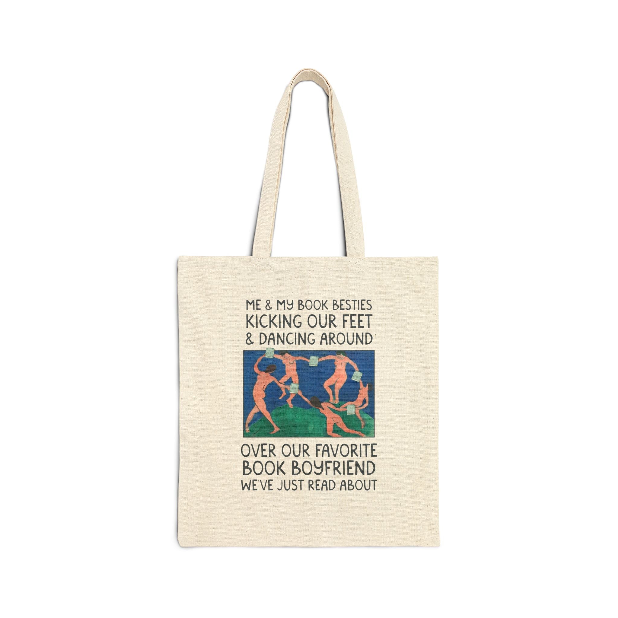 Me and My Book Besties Dancing Around Book Lover Tote Bag - Opal and June