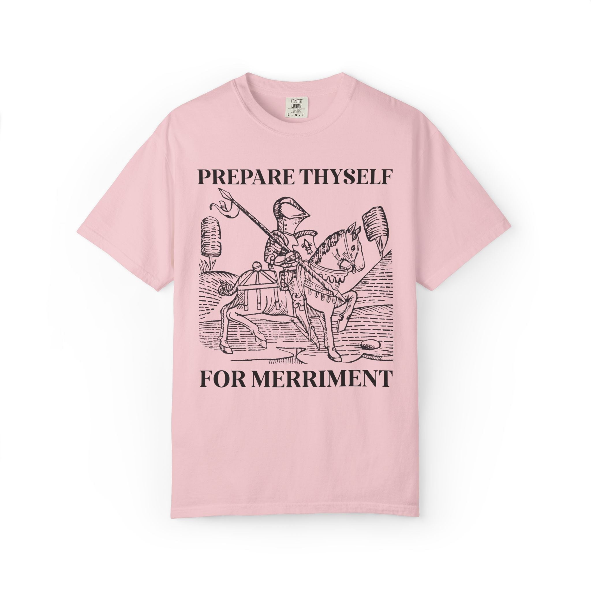 Medieval Bachelorette Party T-Shirt for Newly Engaged Bride Who Loves Fantasy Novels or 16th Century History: Last Quest Before the Dress - Opal and June