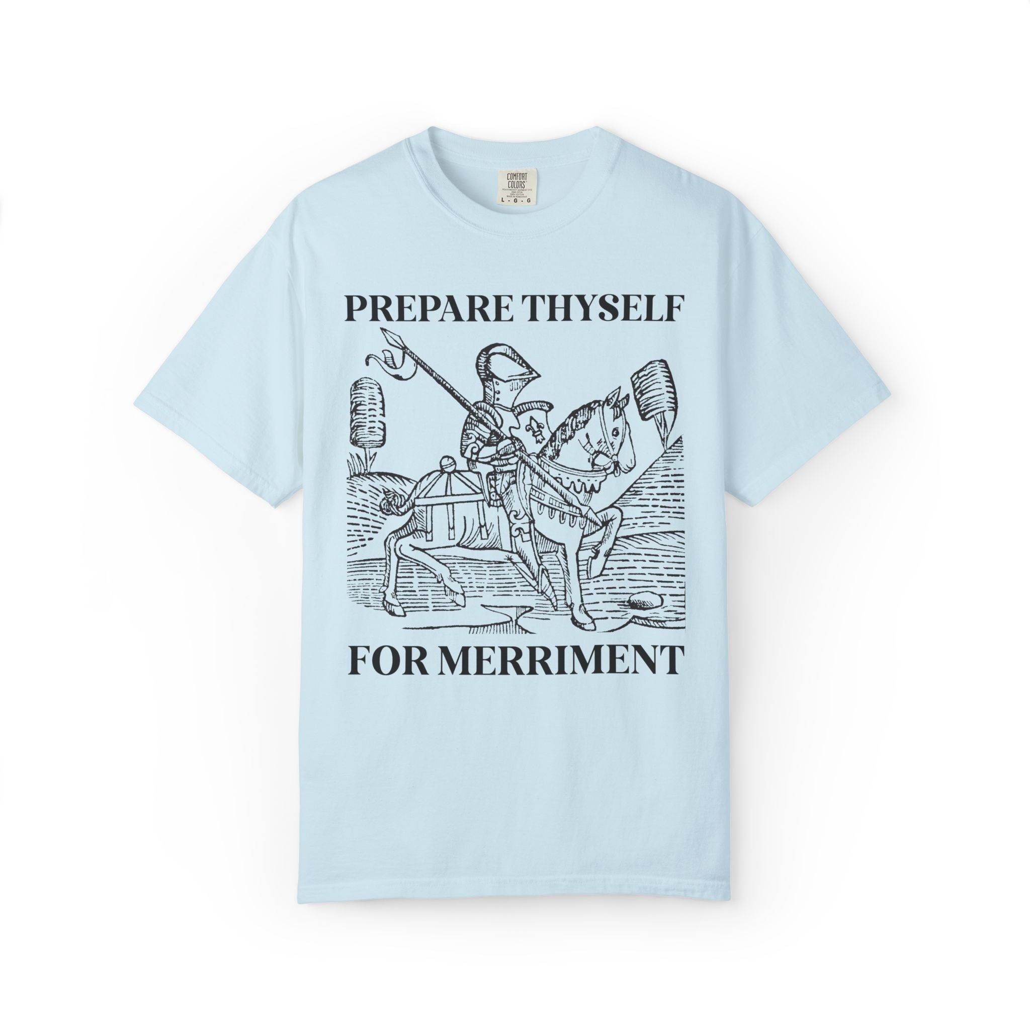 Medieval Bachelorette Party T-Shirt for Newly Engaged Bride Who Loves Fantasy Novels or 16th Century History: Last Quest Before the Dress - Opal and June