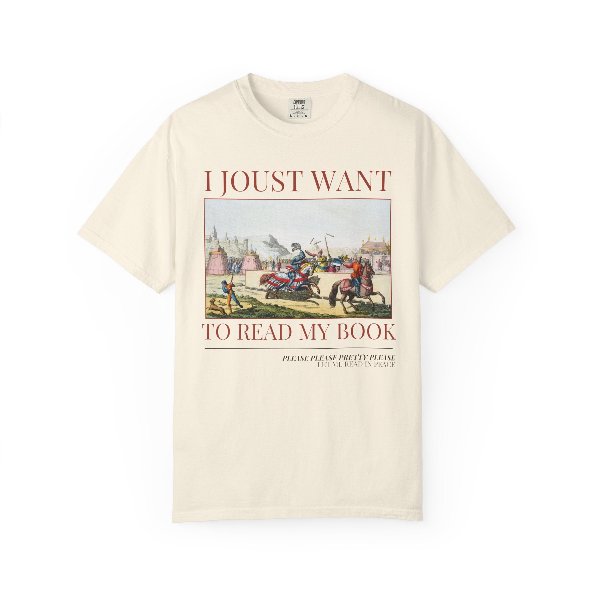 Medieval Book Lover Reading Tee Shirt with Funny Saying, Silly Goblincore History Lover Tee for Friend Who Loves Historical Fiction Books - Opal and June