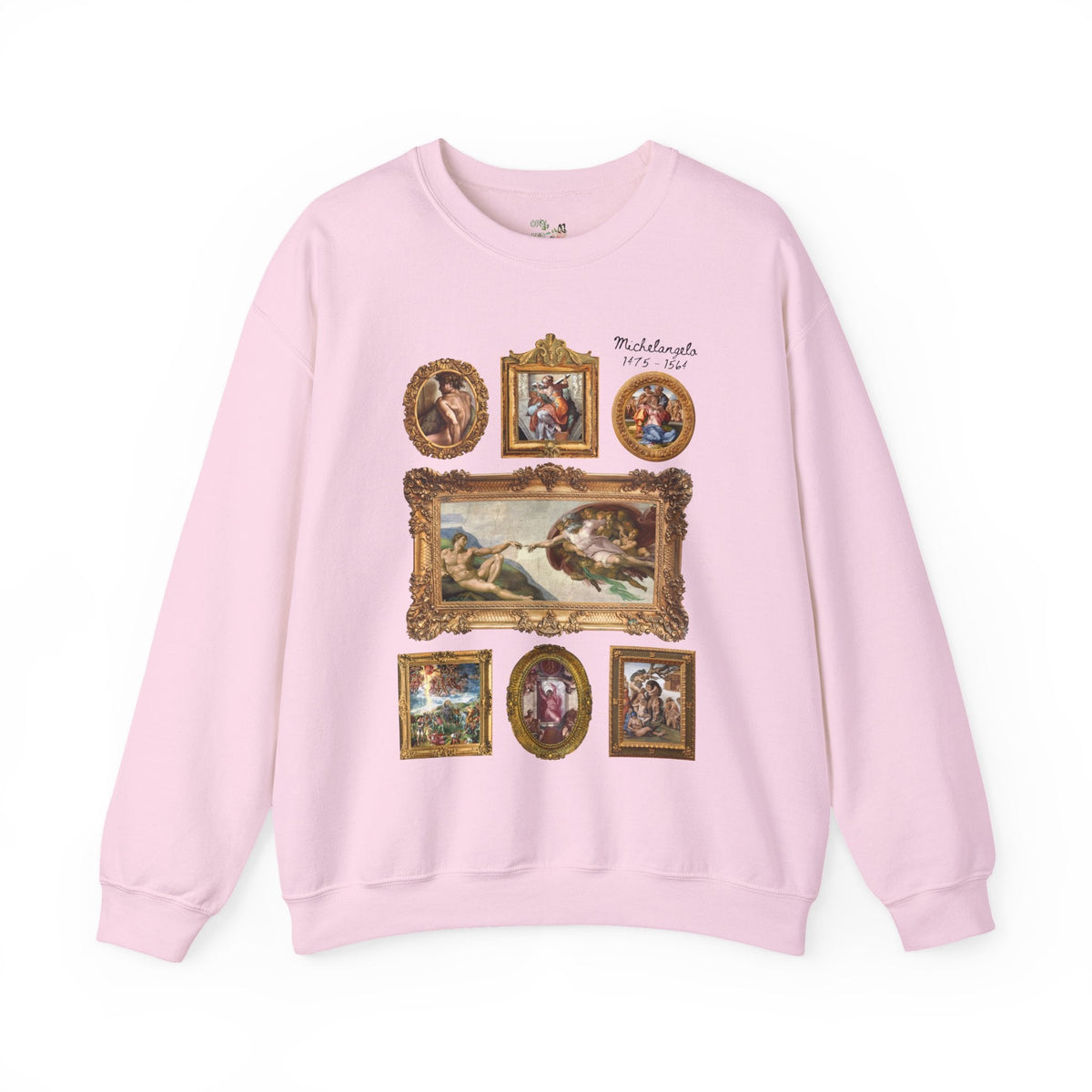 Michelangelo Art History Sweatshirt, Humanities Major Who Loves High Renaissance Art or the Sistine Chapel, 16th Century Roman History Shirt - Opal and June