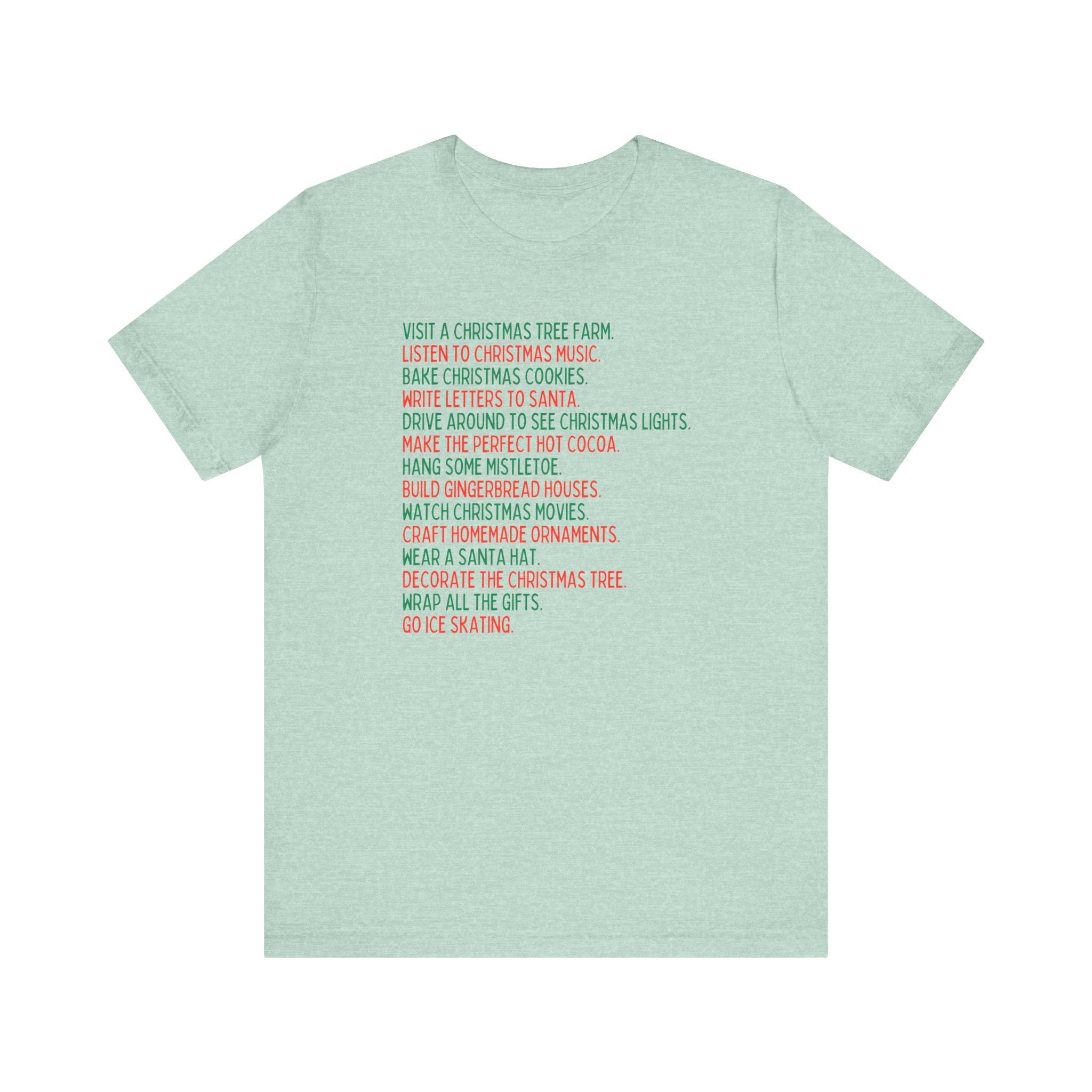 Minimalist Holiday Traditions Christmas Tee Shirt - Opal and June