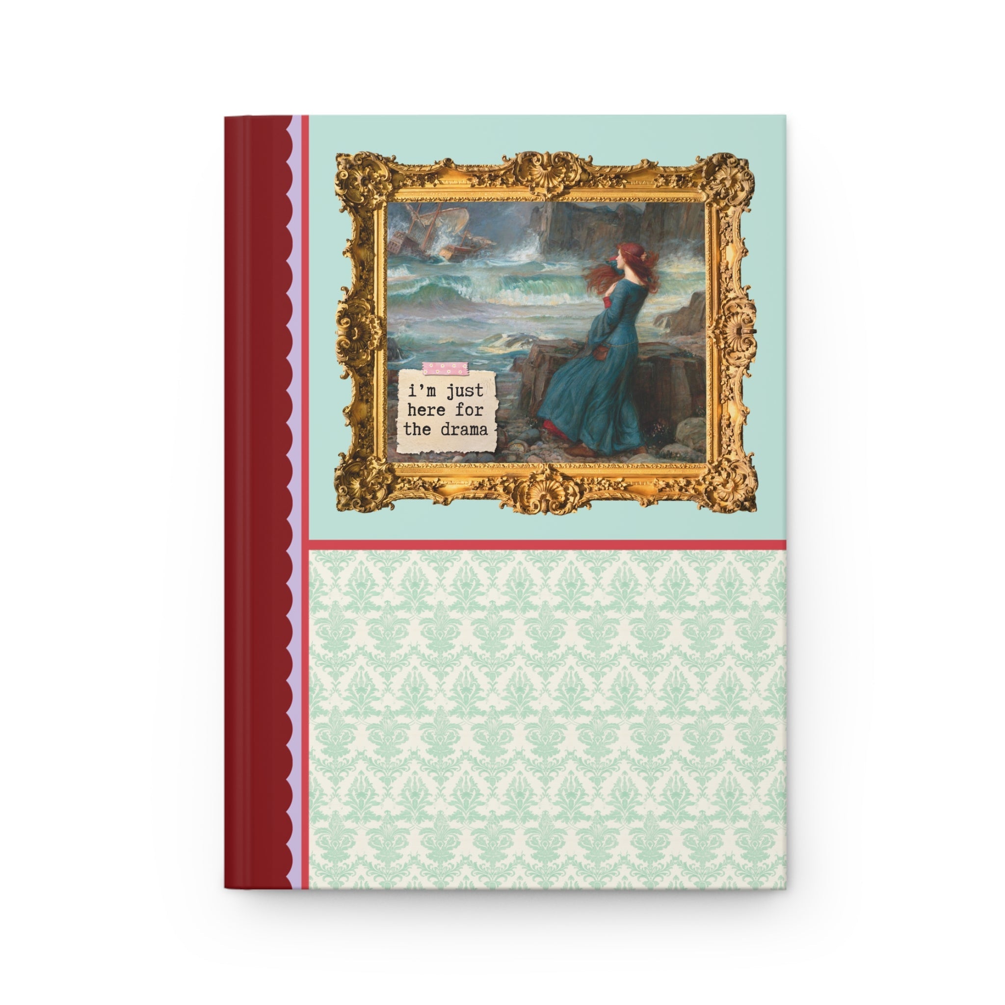 Miranda by John William Waterhouse Notebook: William Shakespeare Tempest, Classic Literature Art History Gift for Reader, Humanites Major - Opal and June