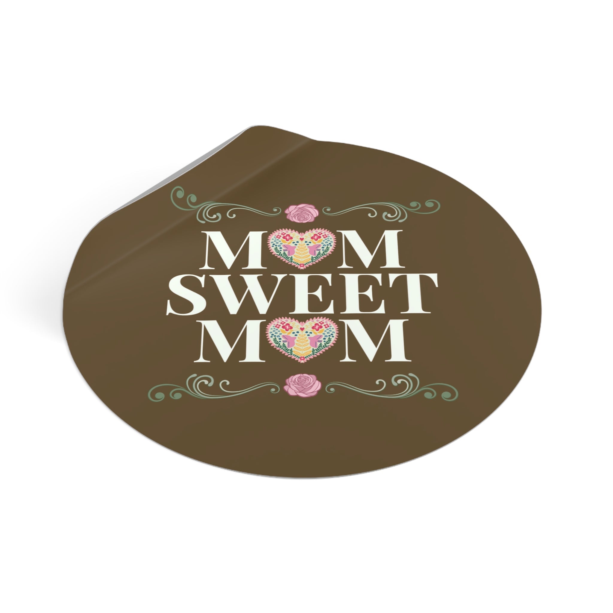 Mom Sweet Mom Sticker for Mom of Twins or Mama of Teenagers, Cute Mother's Day Gift from Daughter or Son, Kitschy 90s Throwback Mama Sticker - Opal and June