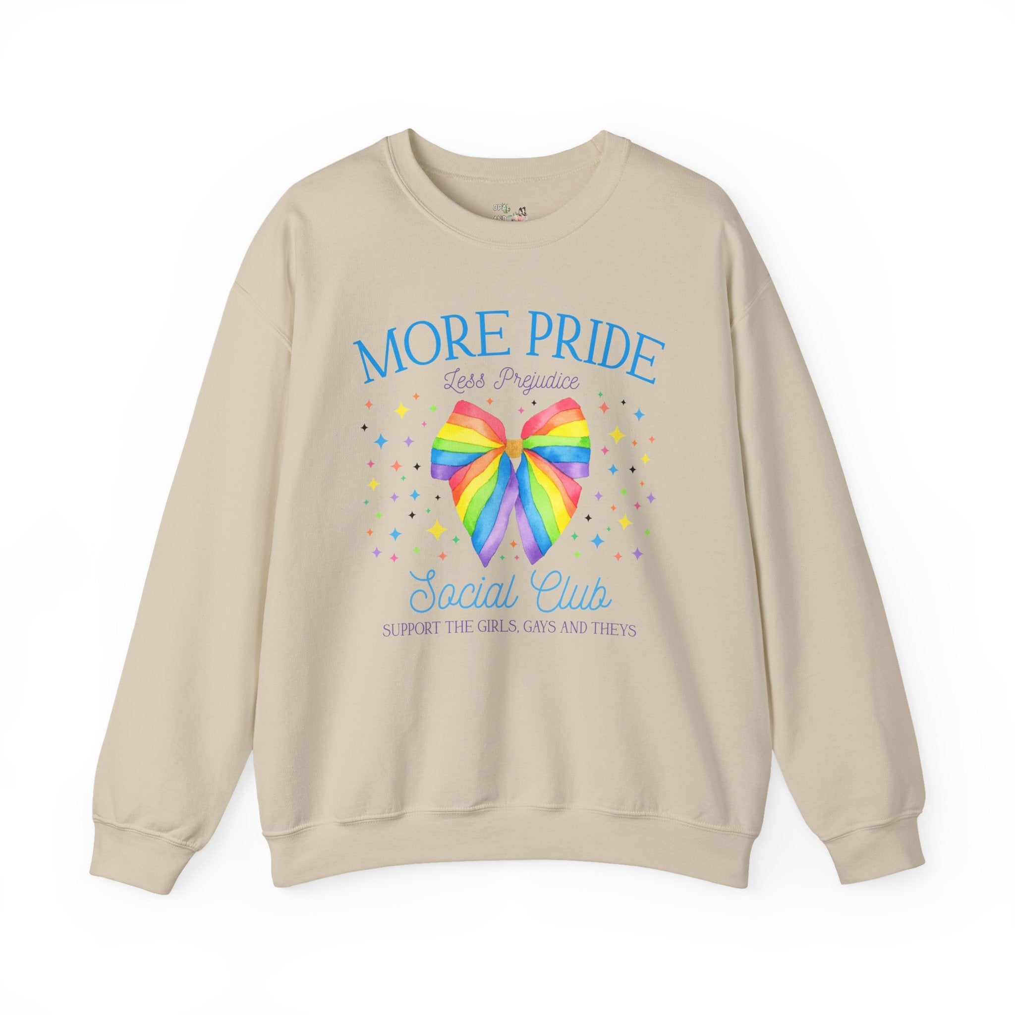 More Pride Less Prejudice: Book Lover Pride Month Shirt for LGBTQ Ally, Cute Bookish Gift for Lesbian, Jane Austen Bookworm, Romance Reader - Opal and June