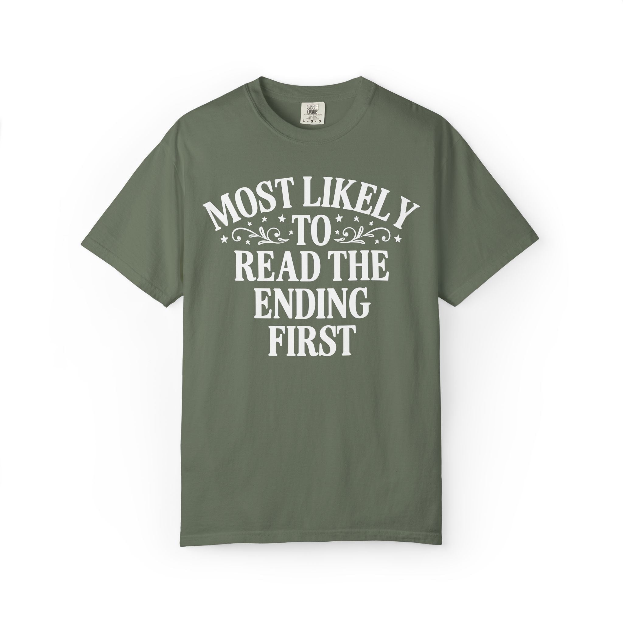 Most Likely to Romance Reader Tee Shirt for Book Lover: Matching Librarian or Bookworm T-Shirt, Only One Bed, One More Chapter Bookish Tee - Opal and June