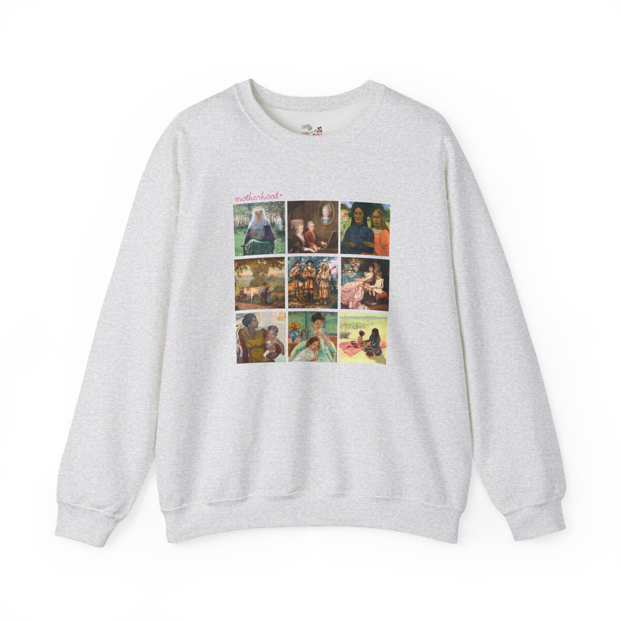 Motherhood Art History Sweatshirt for Mom Who Loves Art, Cute Humanities Professor Shirt, Mary Cassatt, 19th Century Art, Paintings of Moms - Opal and June