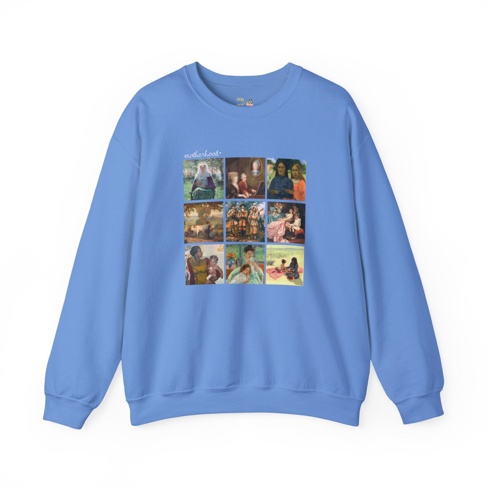 Motherhood Art History Sweatshirt for Mom Who Loves Art, Cute Humanities Professor Shirt, Mary Cassatt, 19th Century Art, Paintings of Moms - Opal and June
