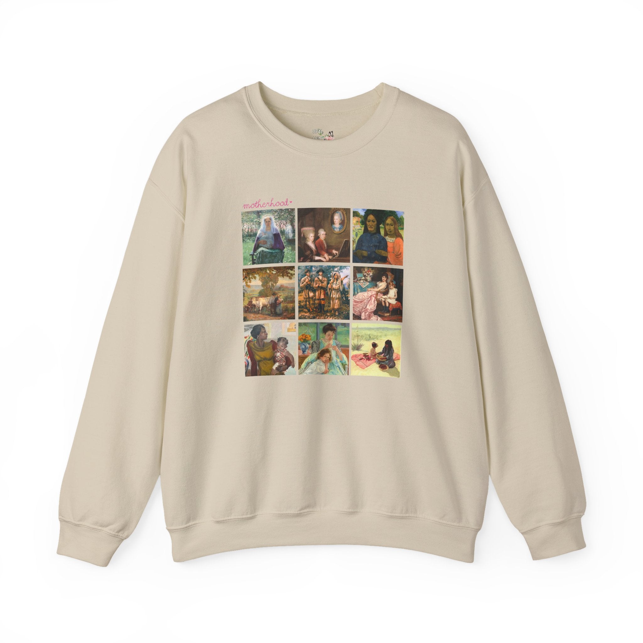 Motherhood Art History Sweatshirt for Mom Who Loves Art, Cute Humanities Professor Shirt, Mary Cassatt, 19th Century Art, Paintings of Moms - Opal and June