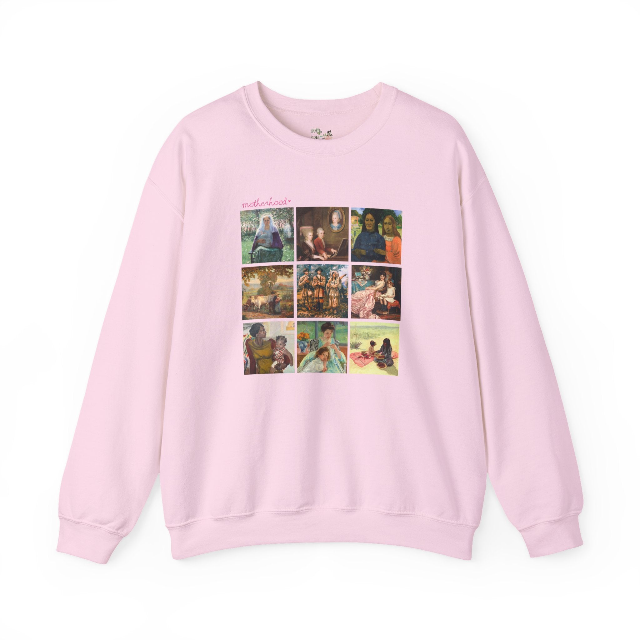Motherhood Art History Sweatshirt for Mom Who Loves Art, Cute Humanities Professor Shirt, Mary Cassatt, 19th Century Art, Paintings of Moms - Opal and June