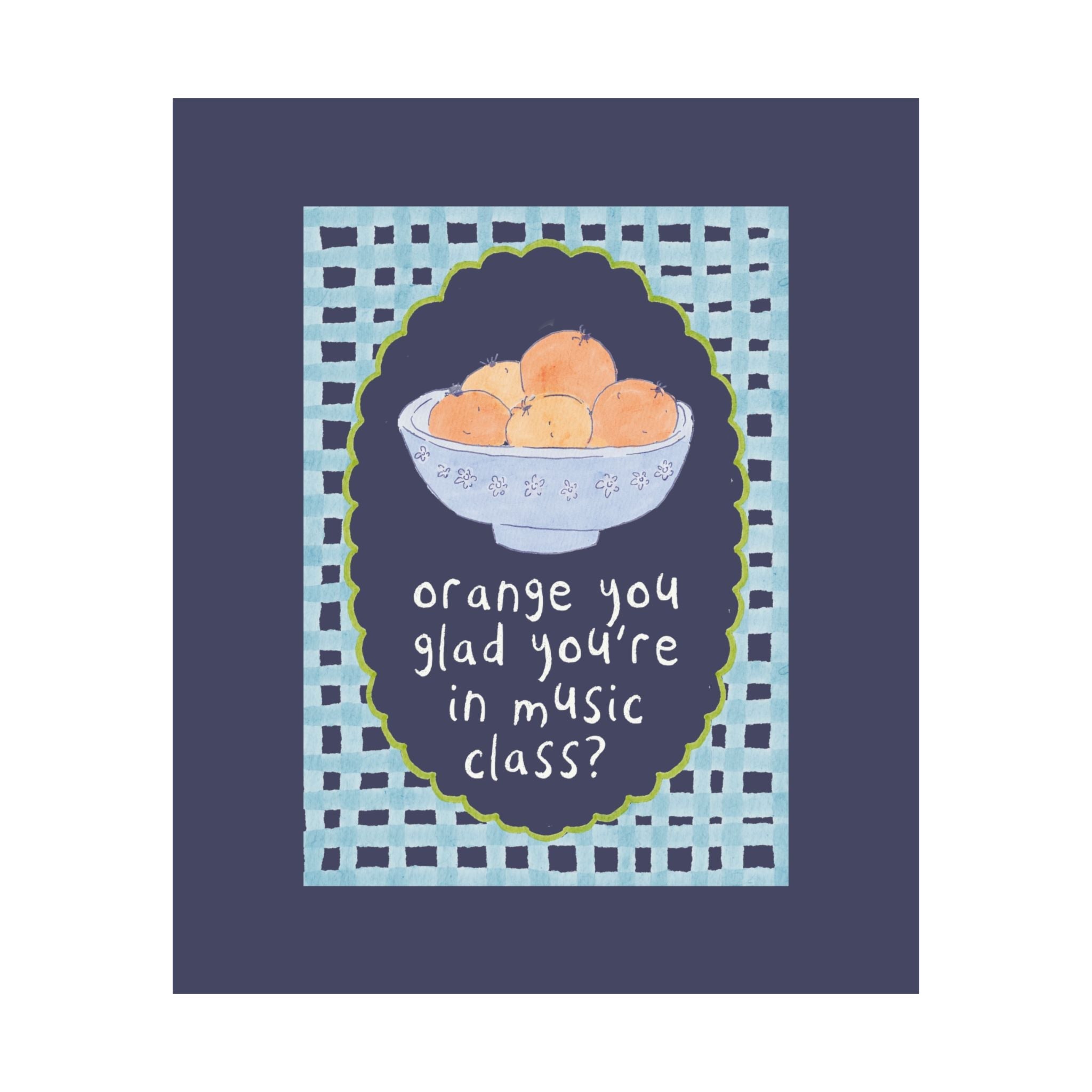 Music Class Classroom Decor: Orange You Glad You're in Music Class - Opal and June