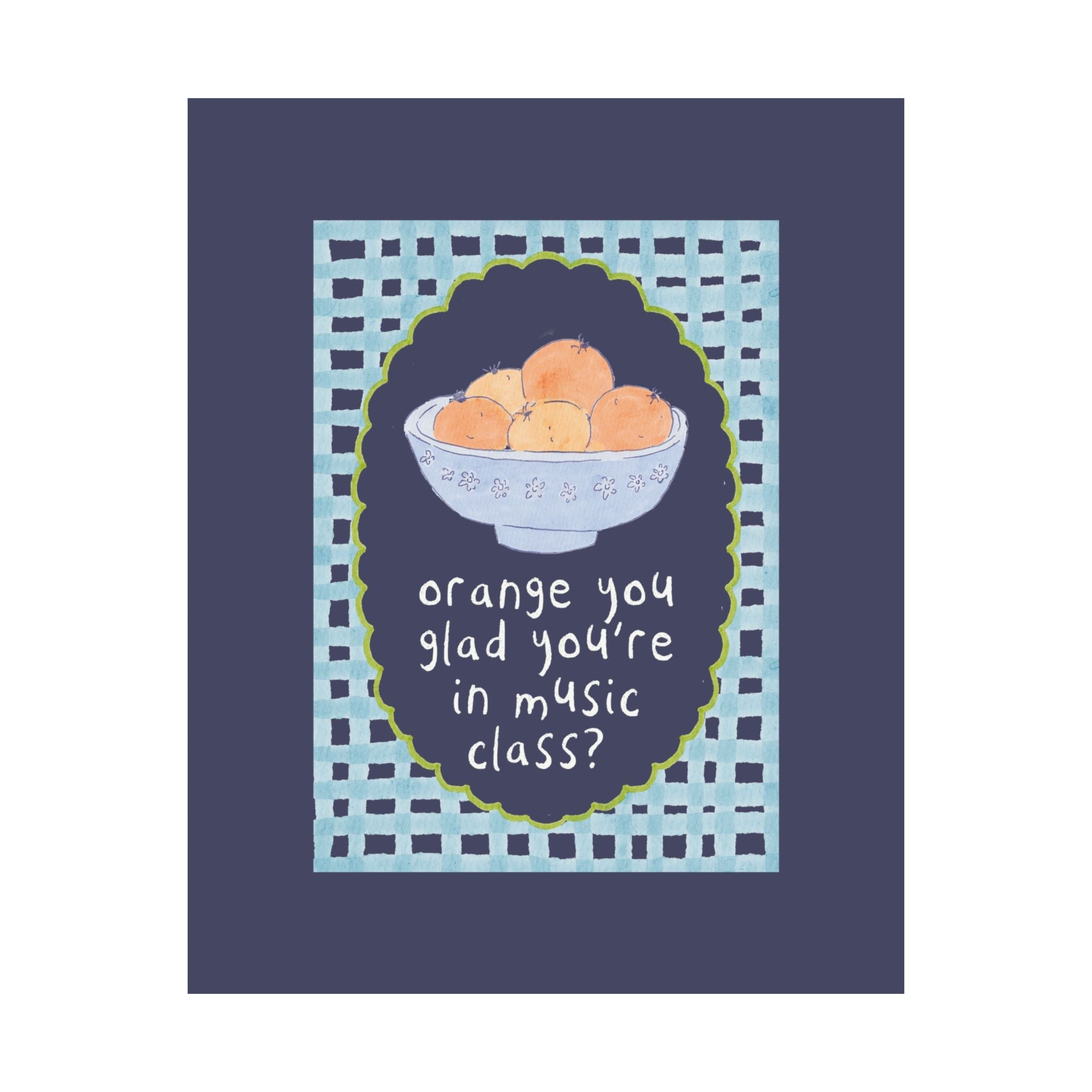 Music Class Classroom Decor: Orange You Glad You're in Music Class - Opal and June