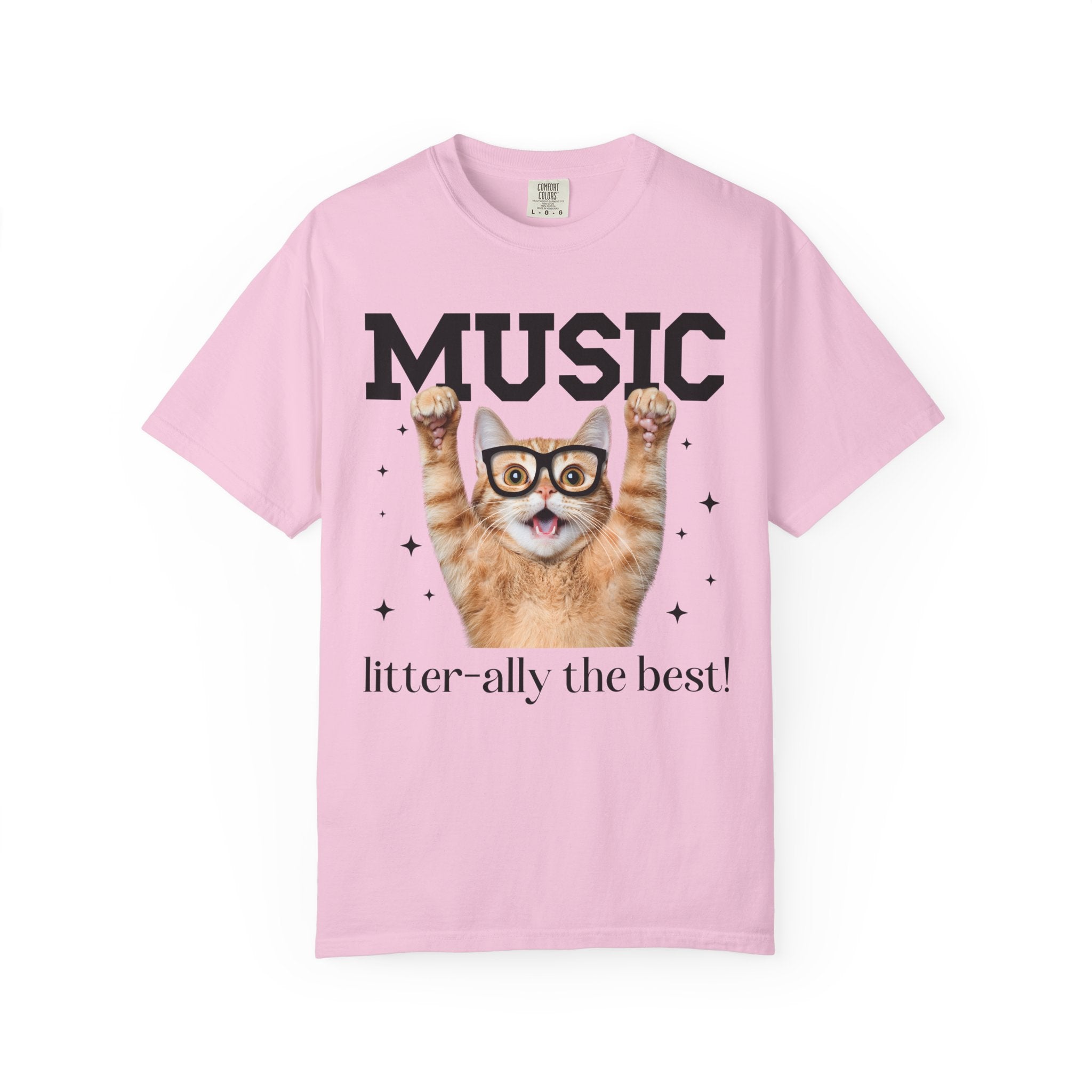 Music Lover or Music Teacher T-Shirt for Elementary Music Teacher, Funny Saying Cat Lover Tee Shirt for Cat Mom or Cat Dad Who Loves Singing - Opal and June