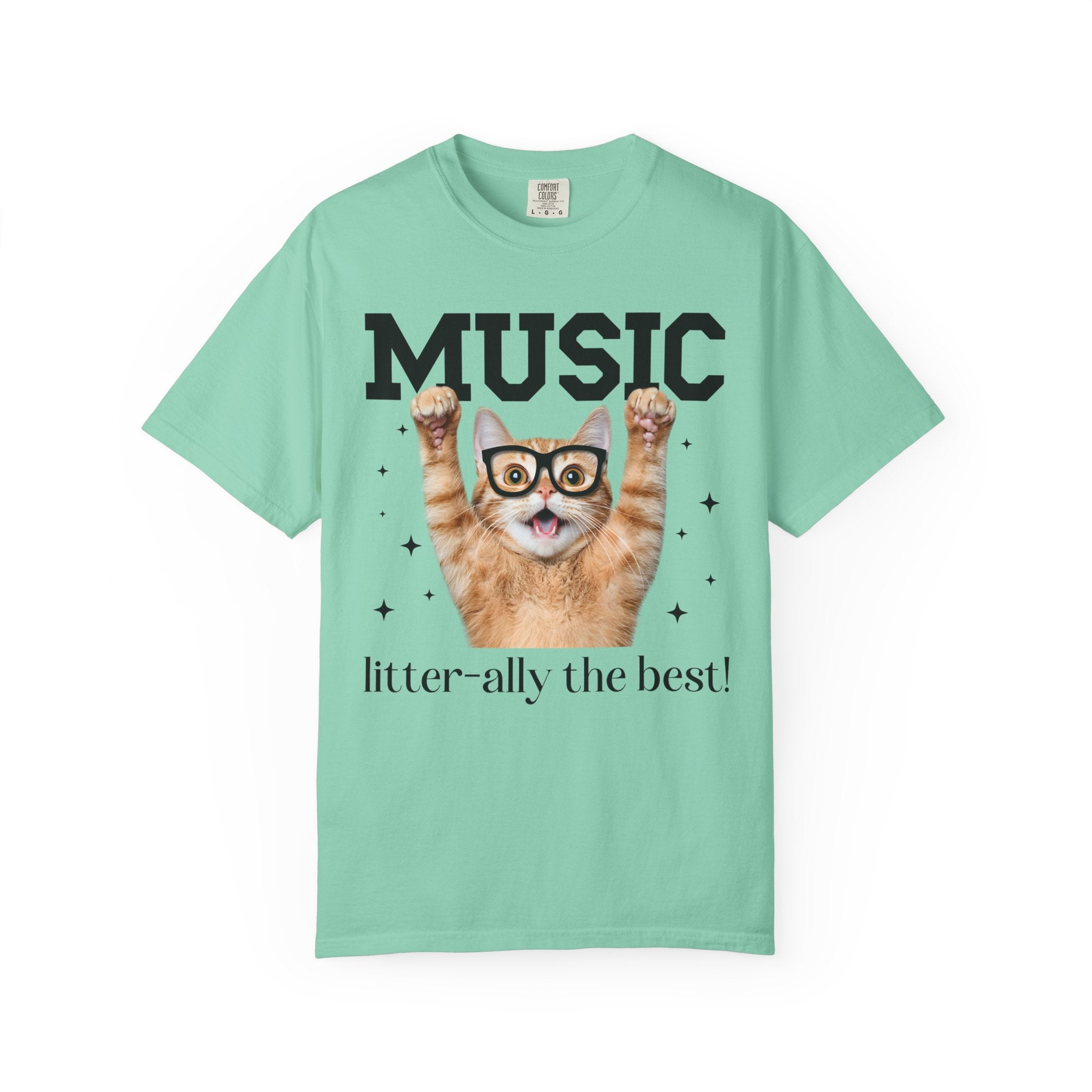 Music Lover or Music Teacher T-Shirt for Elementary Music Teacher, Funny Saying Cat Lover Tee Shirt for Cat Mom or Cat Dad Who Loves Singing - Opal and June