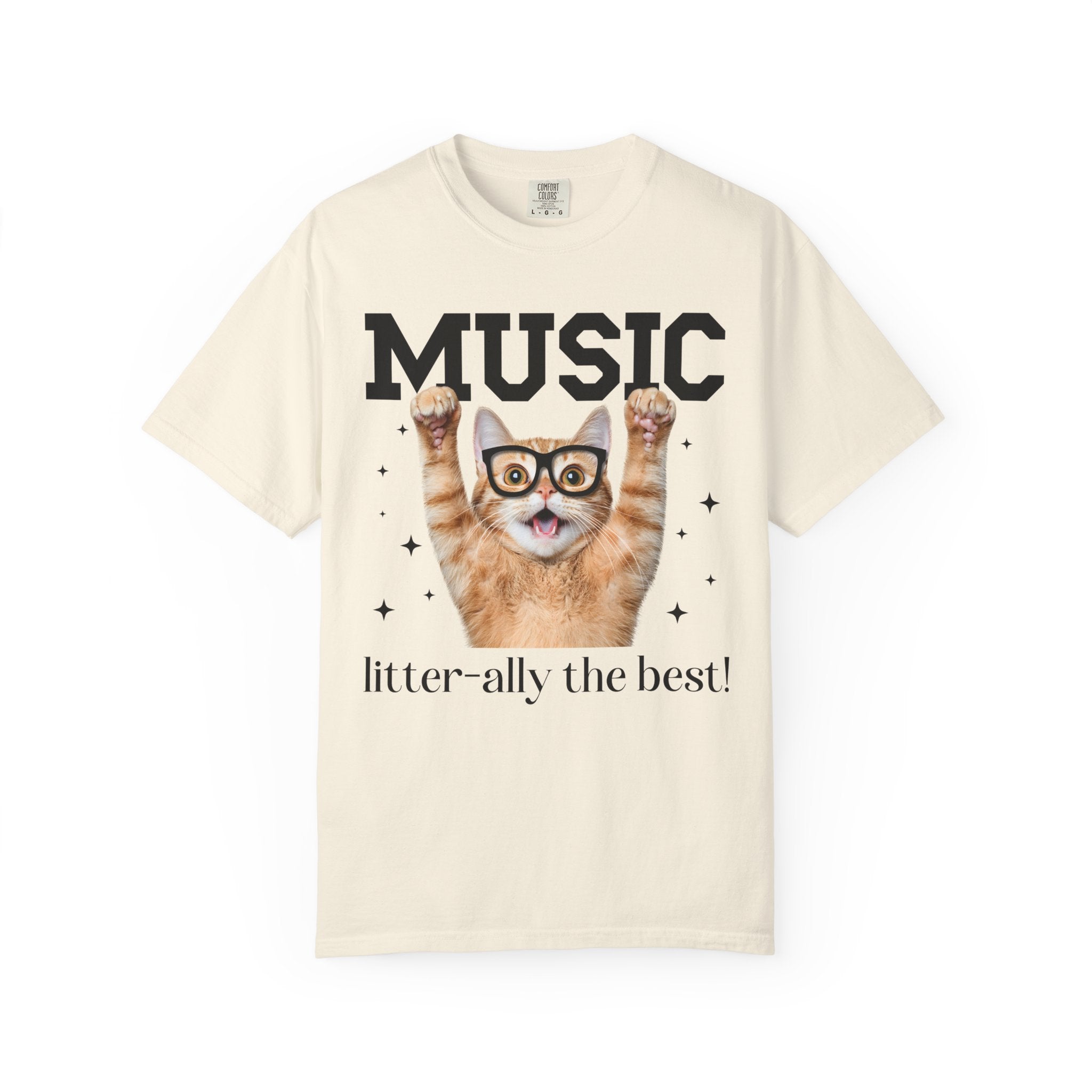 Music Lover or Music Teacher T-Shirt for Elementary Music Teacher, Funny Saying Cat Lover Tee Shirt for Cat Mom or Cat Dad Who Loves Singing - Opal and June