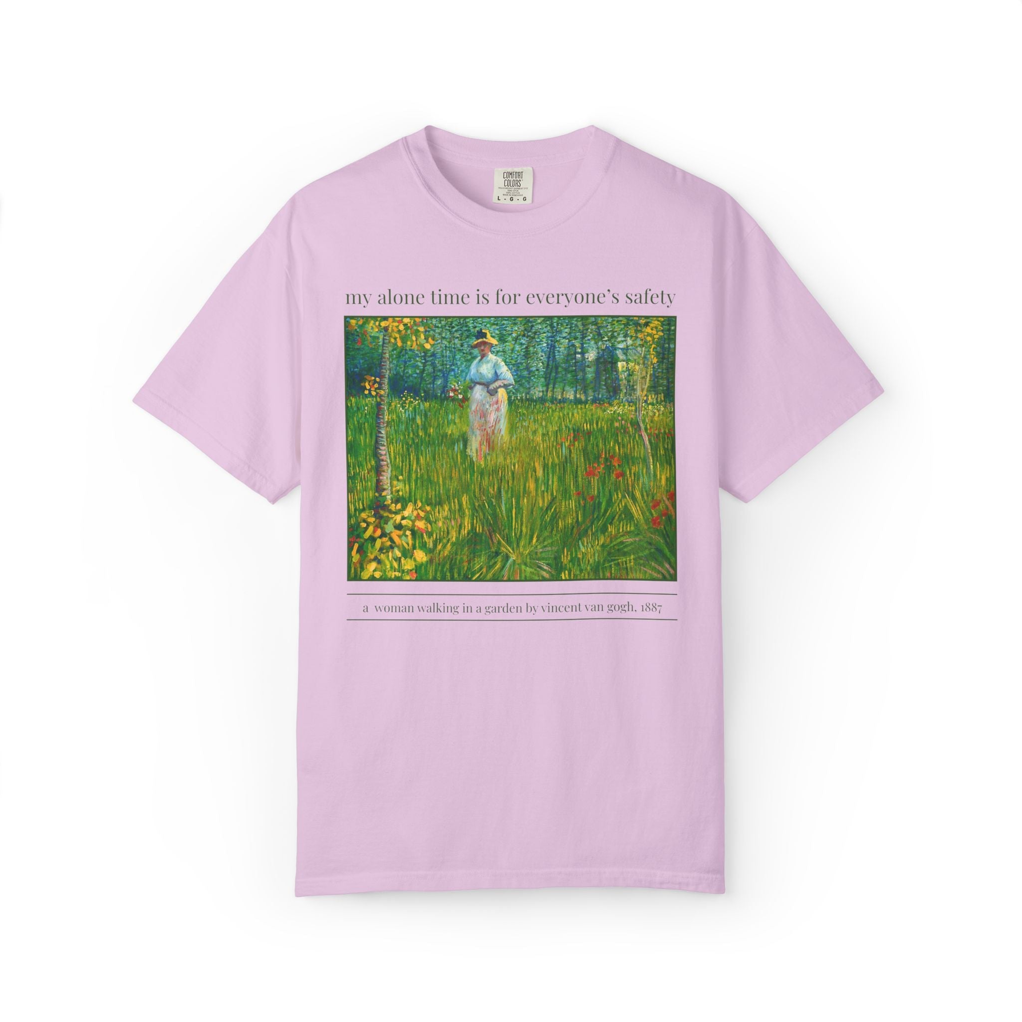 My Alone Time is For Everyone's Safety: Funny Art History Lover T-Shirt with Painting by Vincent Van Gogh, Cute Mom of Teenagers T-Shirt - Opal and June