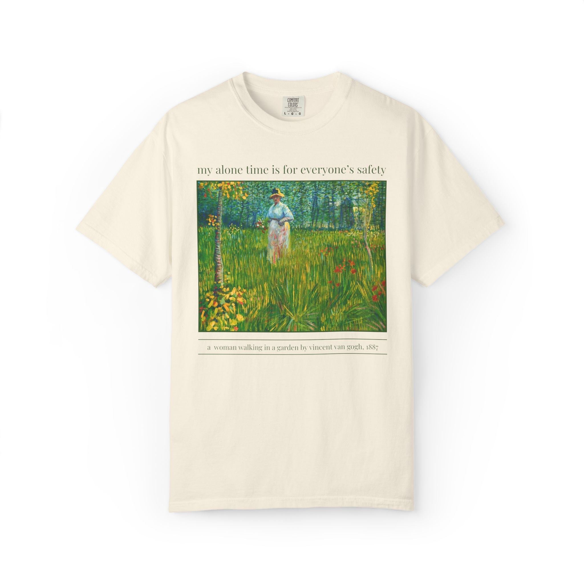 My Alone Time is For Everyone's Safety: Funny Art History Lover T-Shirt with Painting by Vincent Van Gogh, Cute Mom of Teenagers T-Shirt - Opal and June