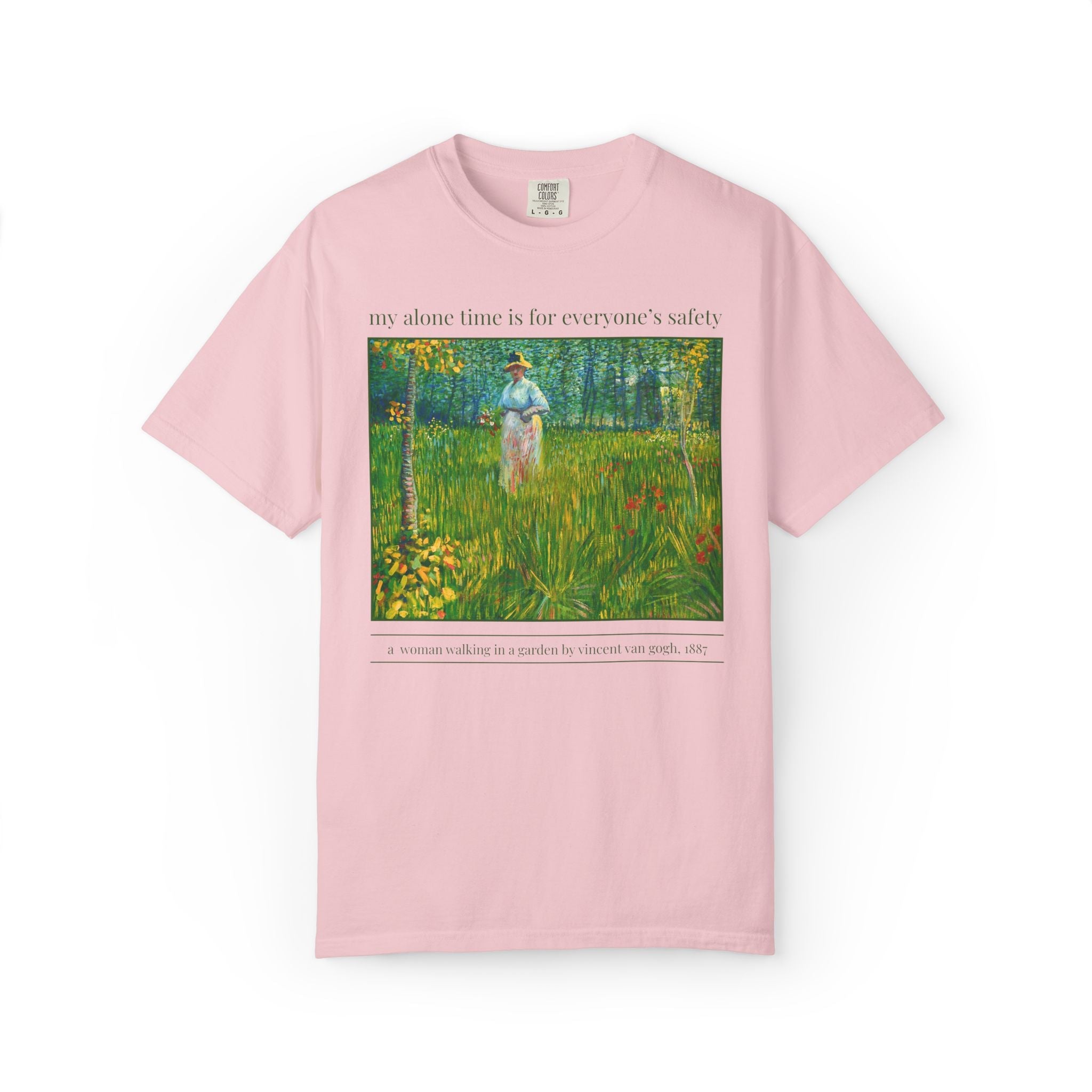 My Alone Time is For Everyone's Safety: Funny Art History Lover T-Shirt with Painting by Vincent Van Gogh, Cute Mom of Teenagers T-Shirt - Opal and June