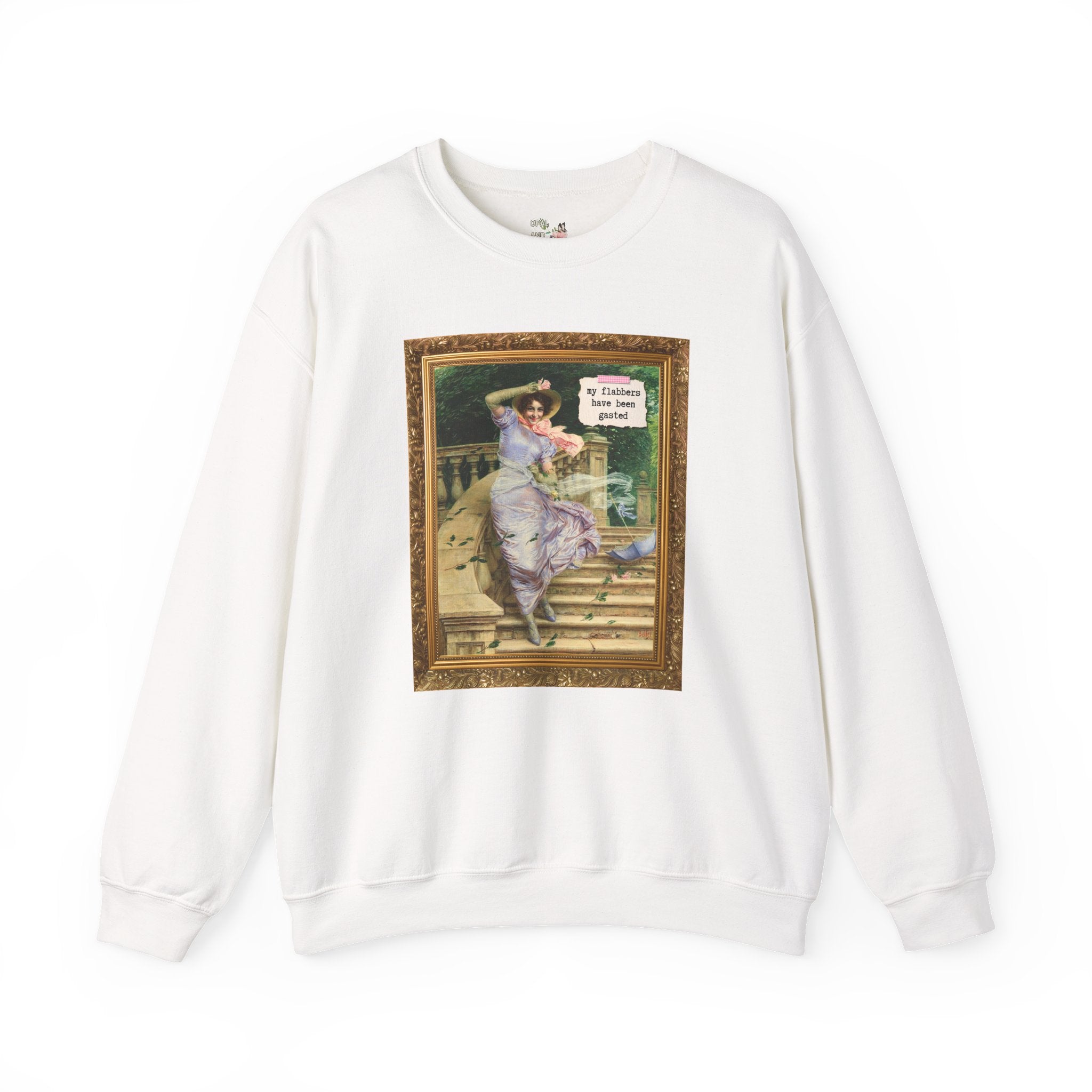 My Flabbers Have Been Gasted Art History Sweatshirt, Funny Saying Gift, Art Historian, Humanites Major, Italian Art History, Gaetano Bellei - Opal and June