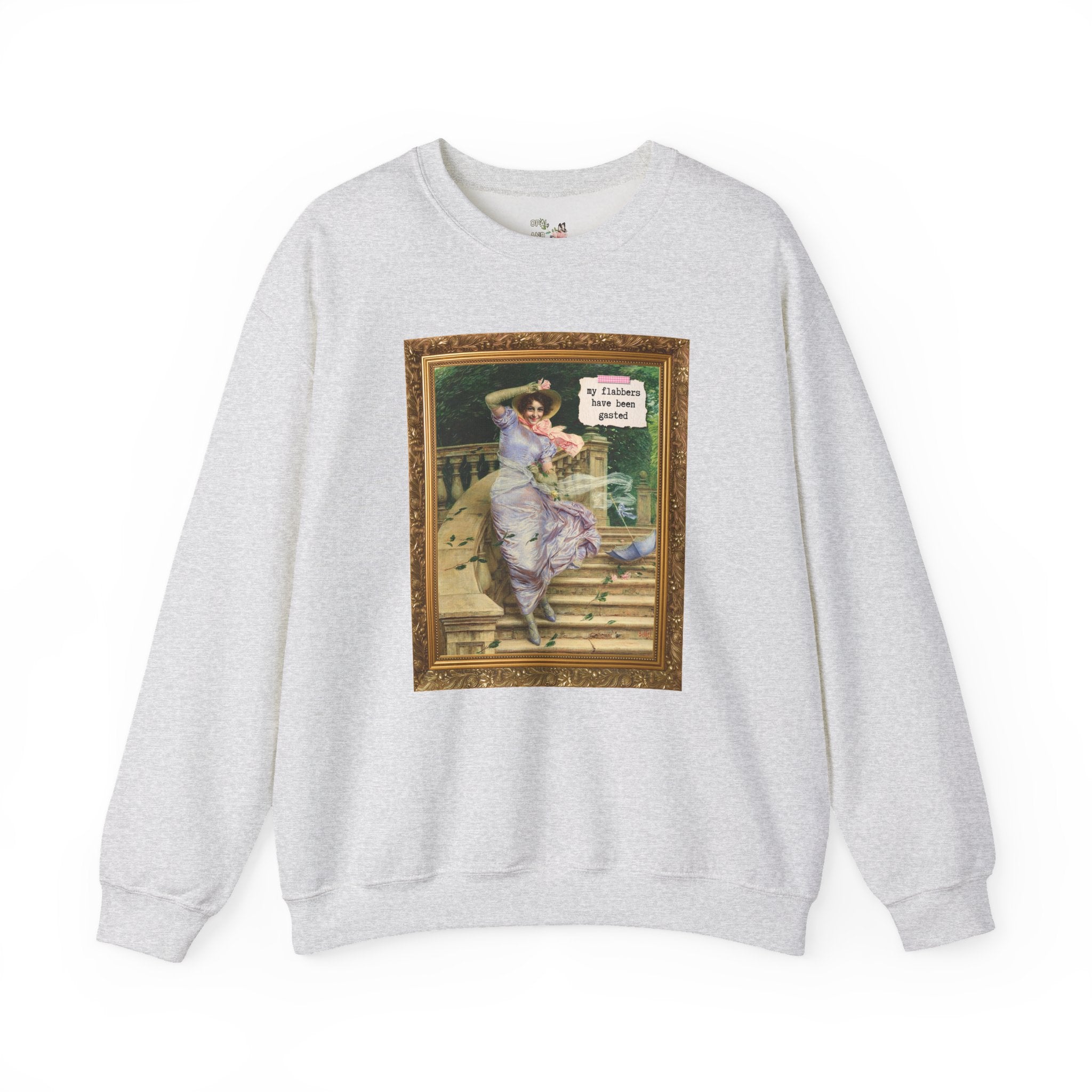 My Flabbers Have Been Gasted Art History Sweatshirt, Funny Saying Gift, Art Historian, Humanites Major, Italian Art History, Gaetano Bellei - Opal and June