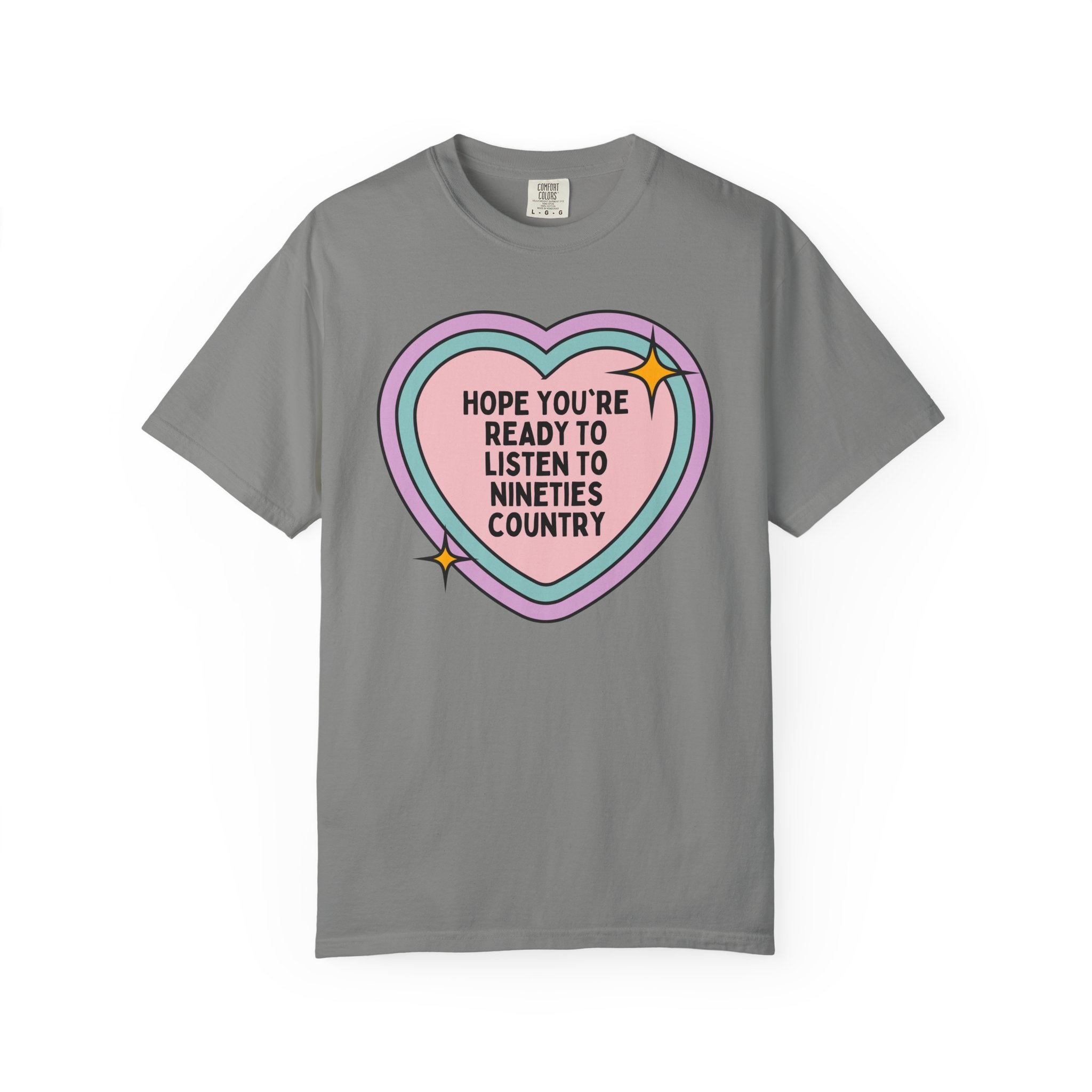 Nineties Country Music Lover Tee Shirt, Funny Saying Cute Birthday Gift for Friend Who Loves 1990s Western Music, Silly Mother's Day Present - Opal and June