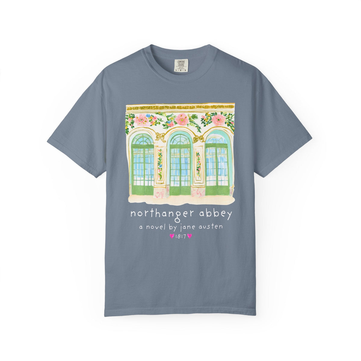 Northanger Abbey: A Novel by Jane Austen Book Lover T-Shirt, Cute Bookish Tee Shirt for Classic Literature Reader or Bookworm - Opal and June