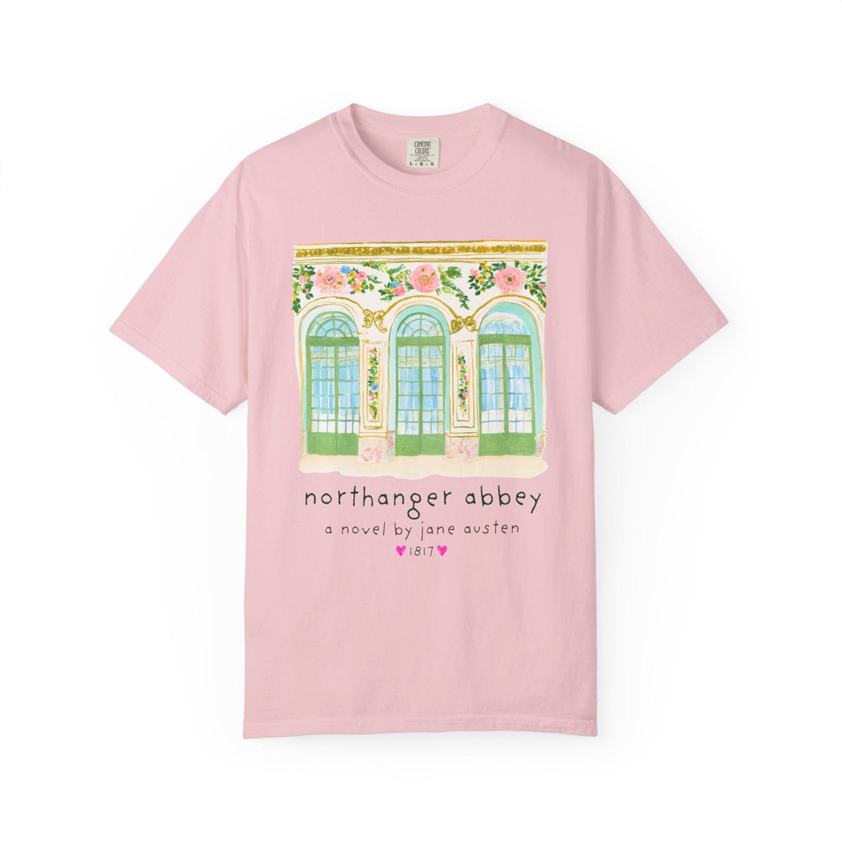 Northanger Abbey: A Novel by Jane Austen Book Lover T-Shirt, Cute Bookish Tee Shirt for Classic Literature Reader or Bookworm - Opal and June