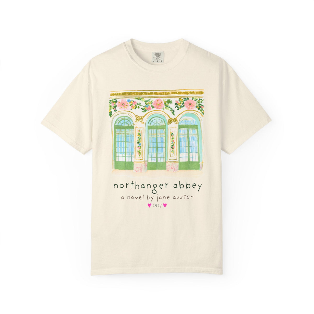 Northanger Abbey: A Novel by Jane Austen Book Lover T-Shirt, Cute Bookish Tee Shirt for Classic Literature Reader or Bookworm - Opal and June