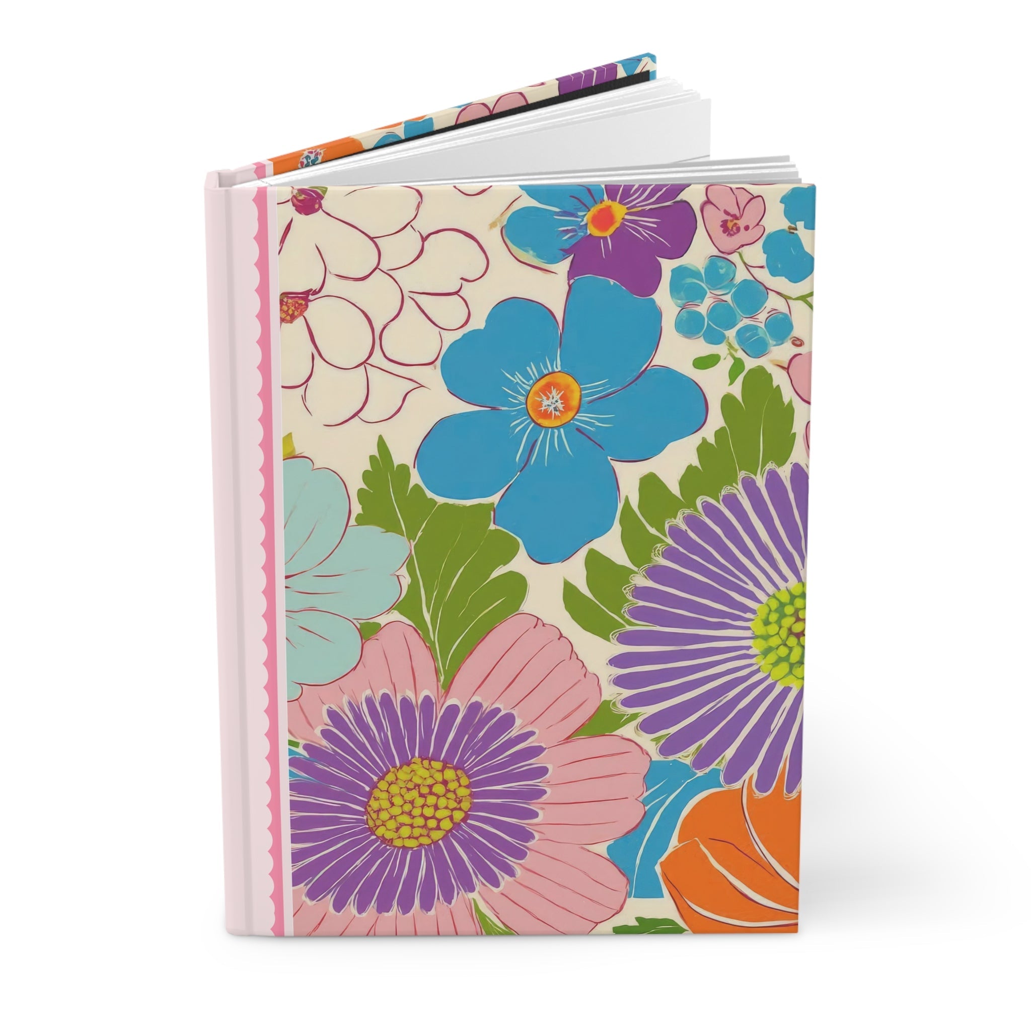 Notebook for Grandma or Nana: My Favorite Grandchild Gave This To Me, Funny Floral Gift from Granddaughter or Grandson, Silly Retro Journal with Lined Pages - Opal and June