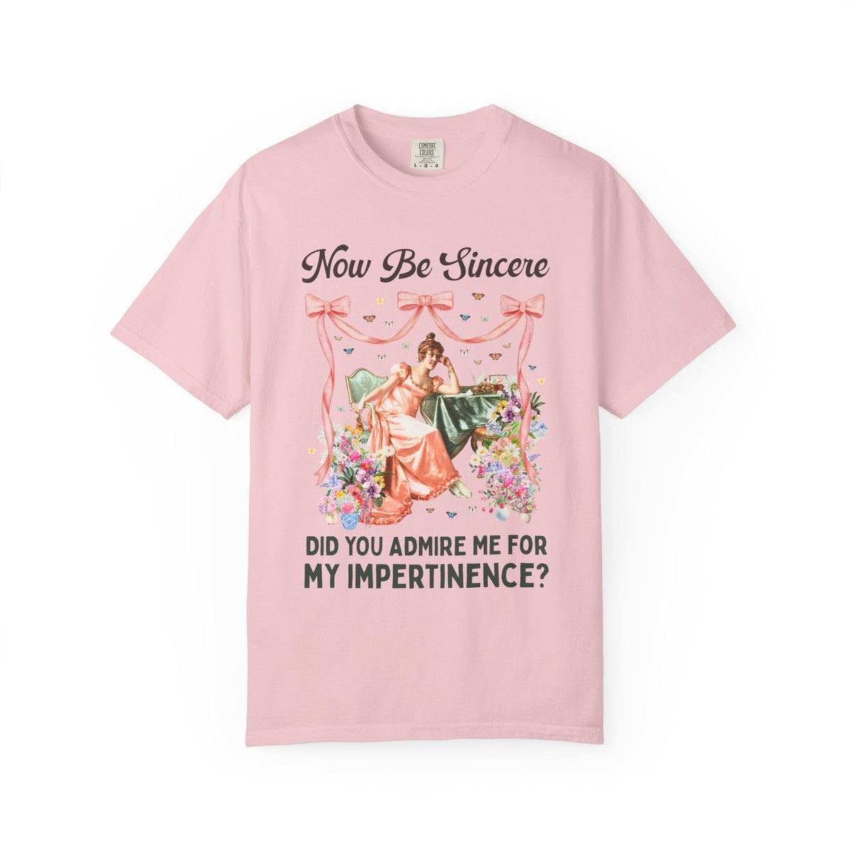 Now Be Sincere: Do You Admire Me For My Impertinence? | Pride and Prejudice Jane Austen Art History Buff Tee, Painting by Vittorio Reggianini - Opal and June