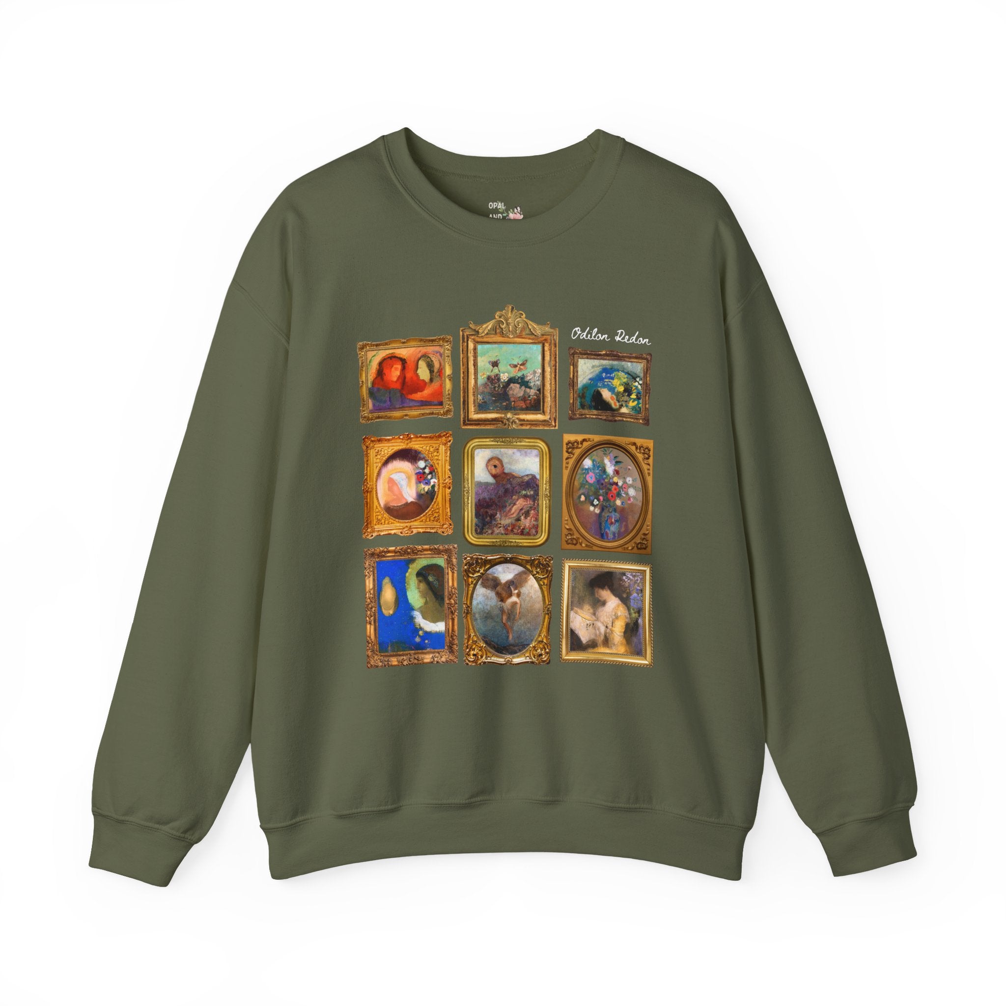 Odilon Redon Art History Sweatshirt: French Art History, 19th Century Post - Impressionism and Symbolism Art Movement, Humanities Major Gift - Opal and June