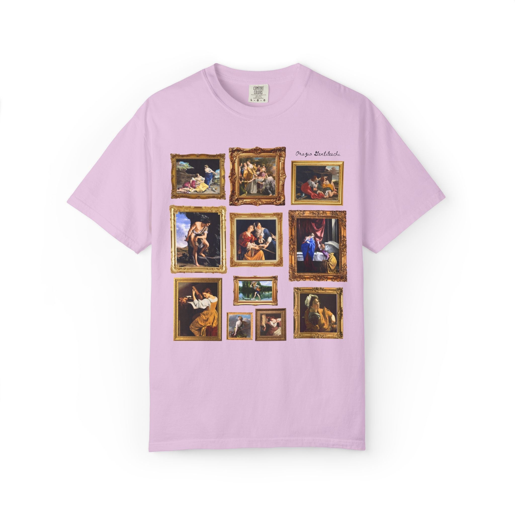 Orazio Gentileschi Art History Tee Shirt: Famous Paintings, Mannerism Art Movement, European Ary History Lover or Humanities Teacher Gift - Opal and June