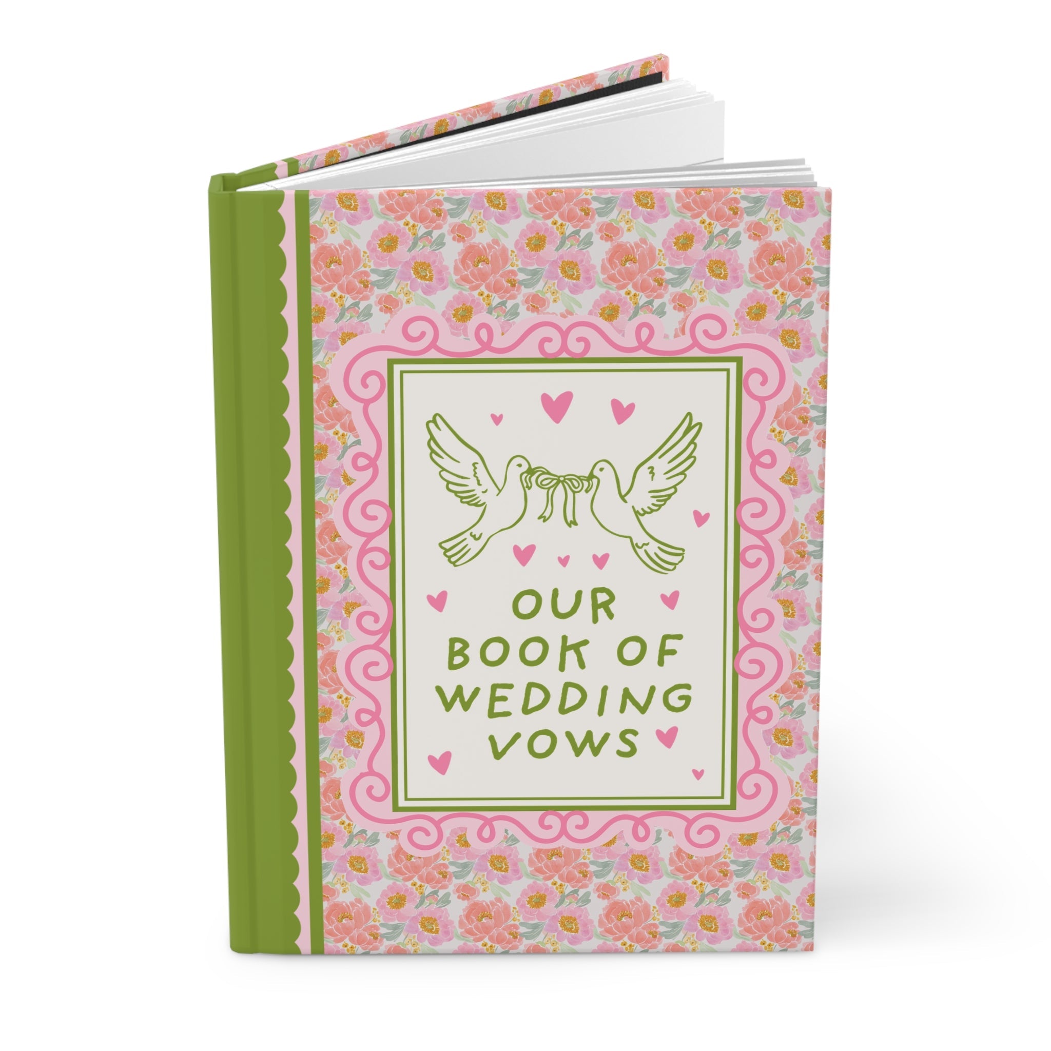 Our Book of Wedding Vows - Opal and June