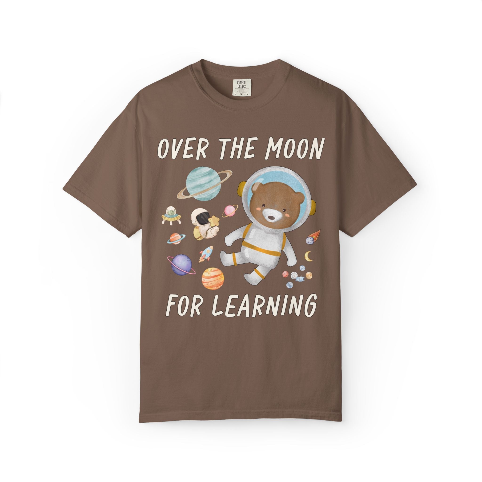 Over the Moon for Learning Tee - Opal and June