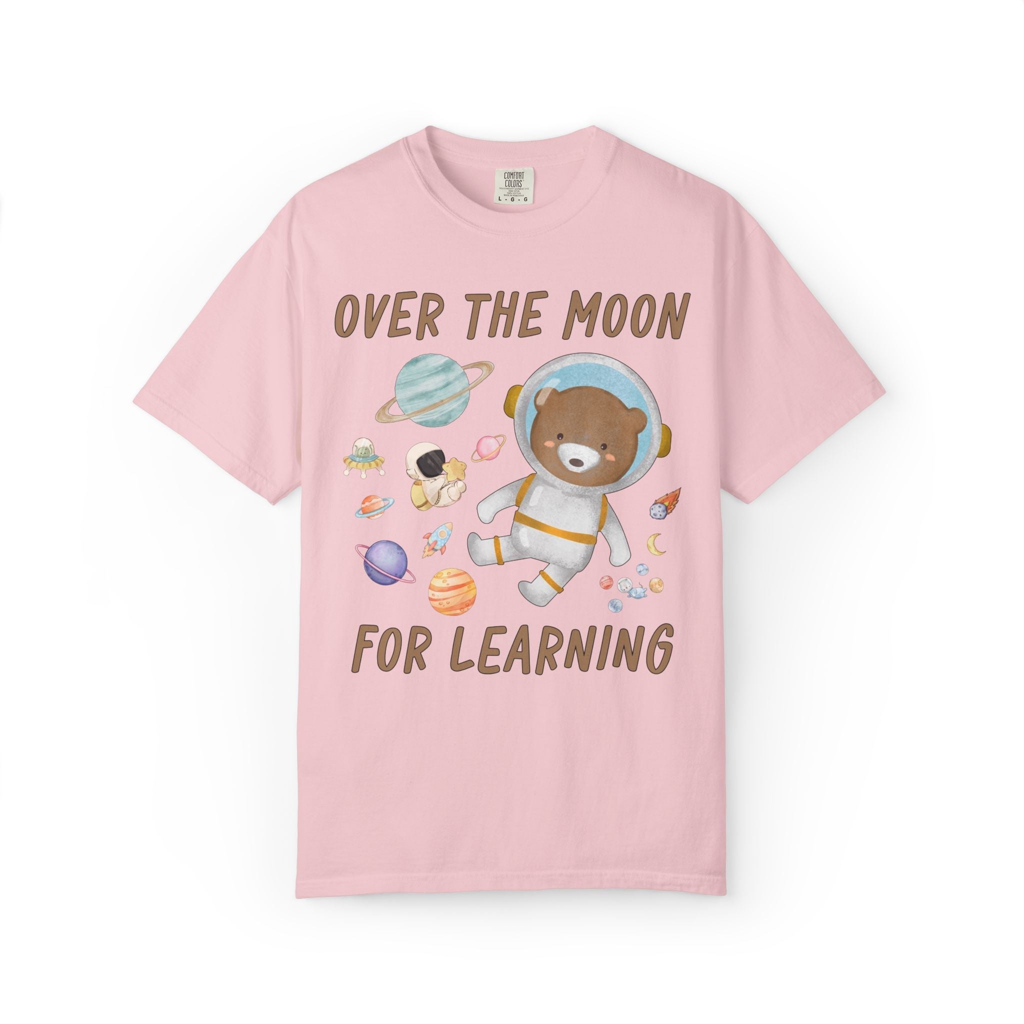 Over the Moon for Learning Tee - Opal and June