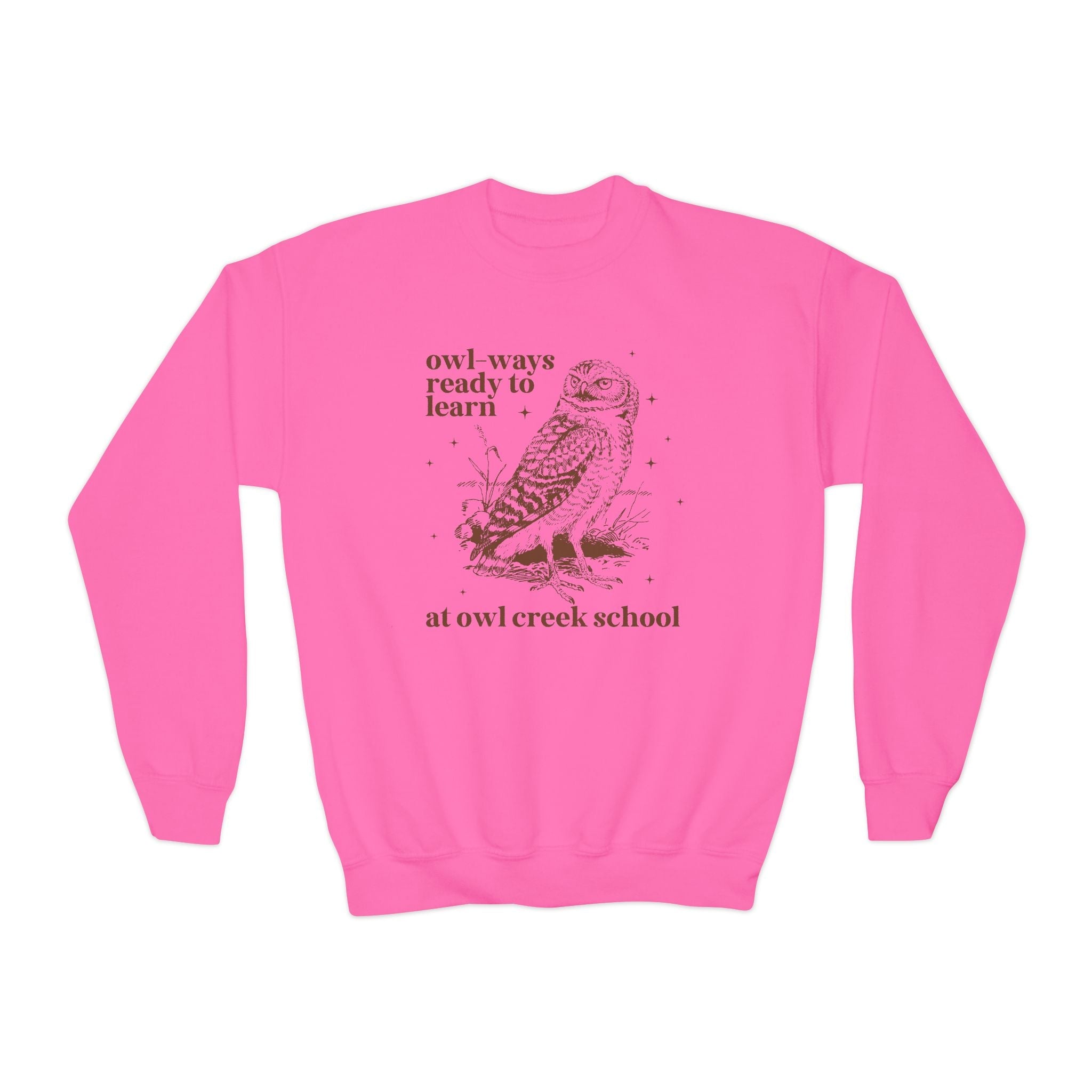 Owl Creek Kids Sweatshirt: Owl - Ways Ready to Learn - Opal and June