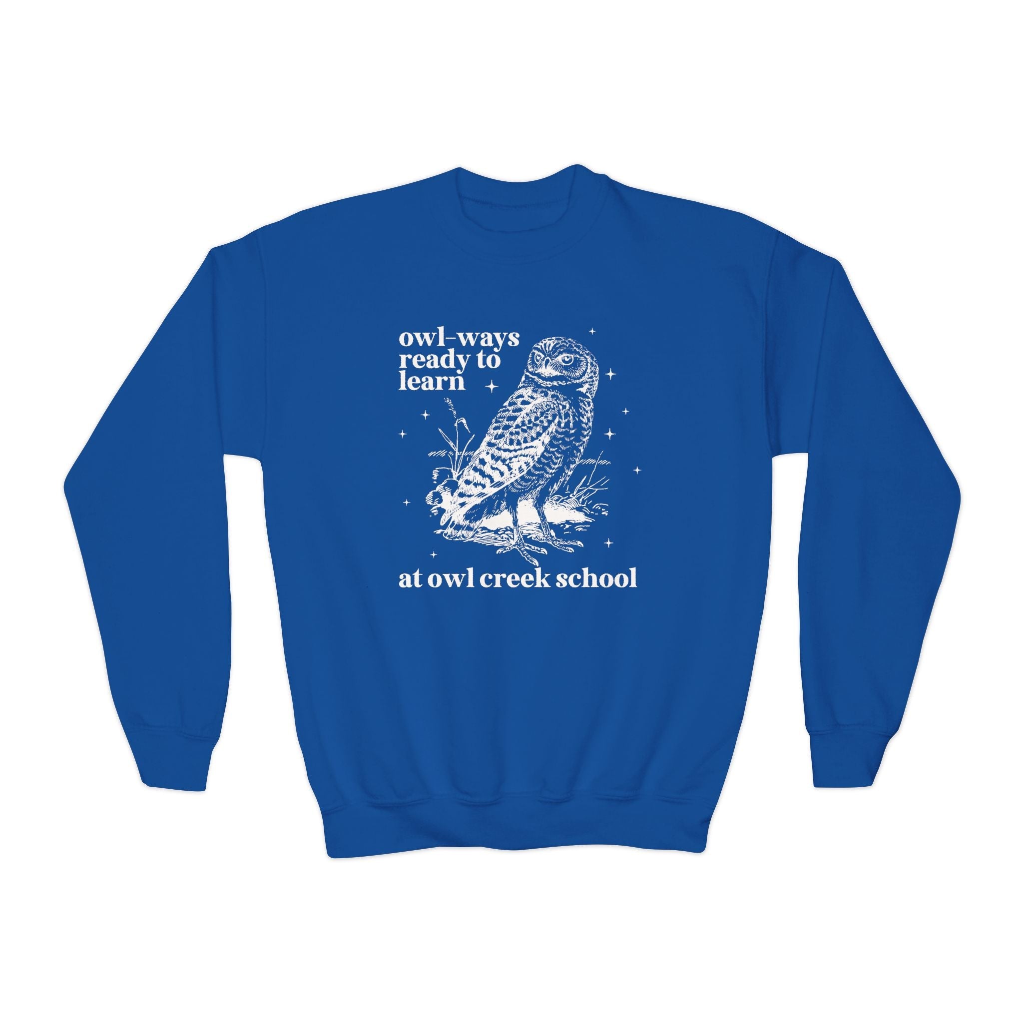 Owl Creek Kids Sweatshirt: Owl - Ways Ready to Learn - Opal and June