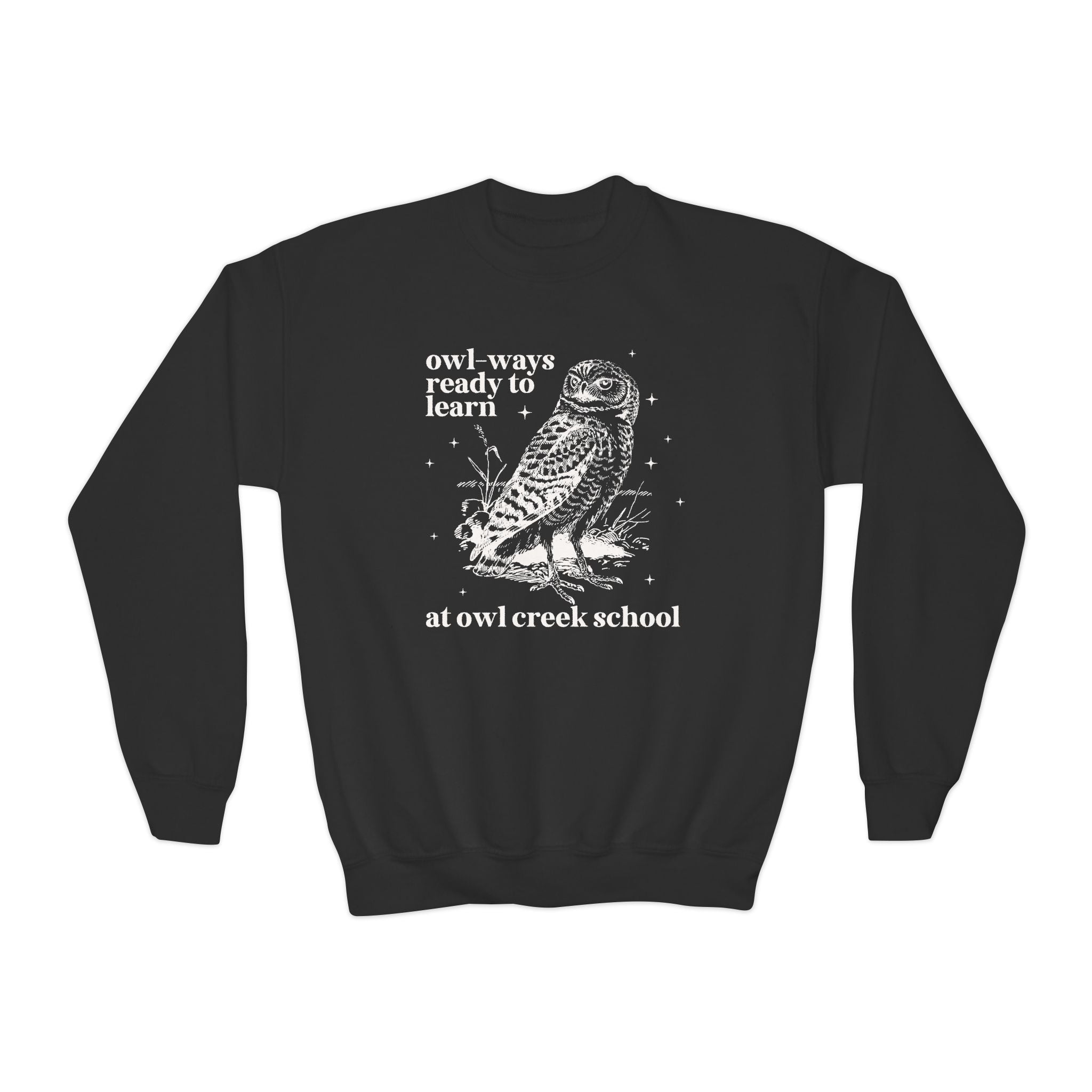Owl Creek Kids Sweatshirt: Owl - Ways Ready to Learn - Opal and June