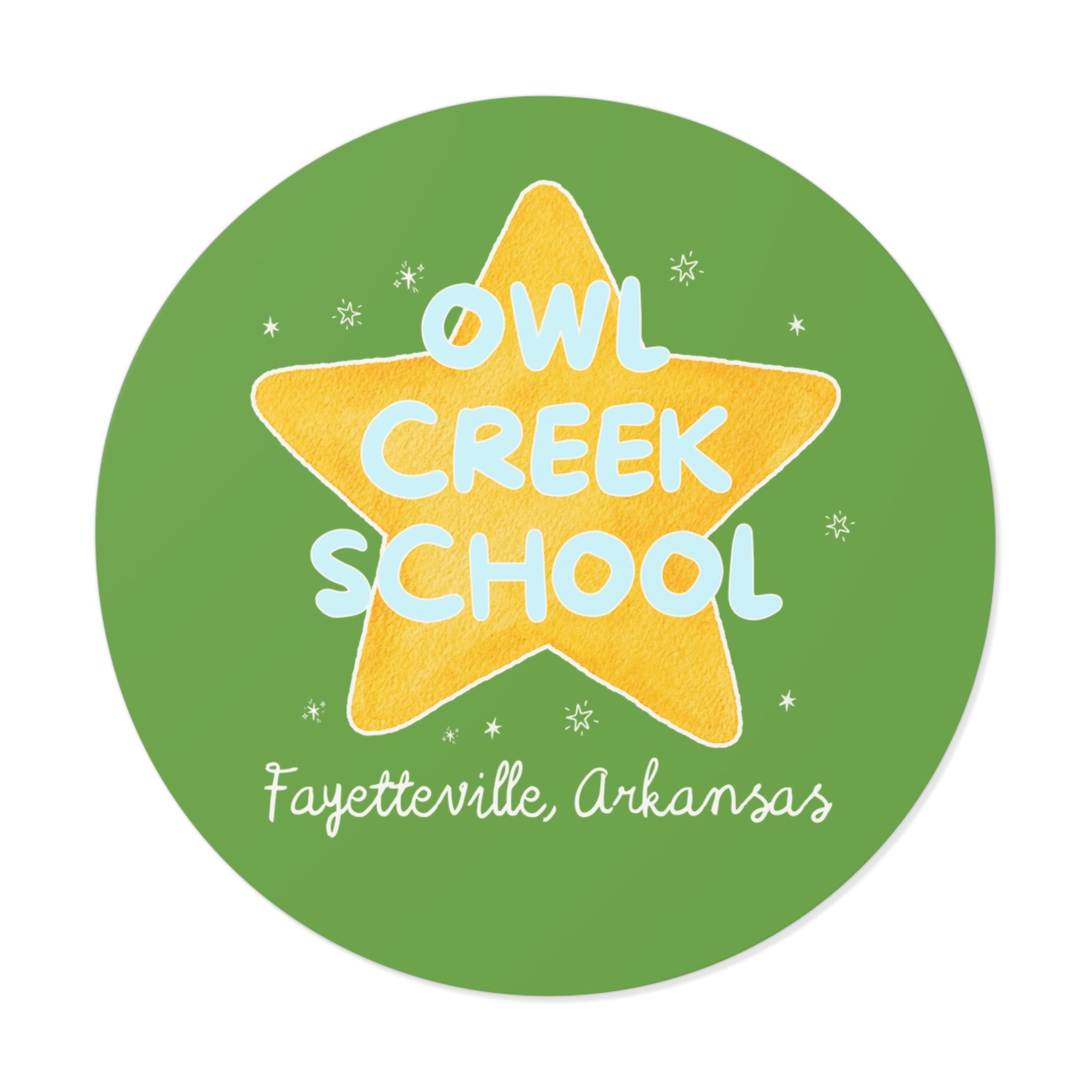 Owl Creek Sticker: Retro Star - Opal and June