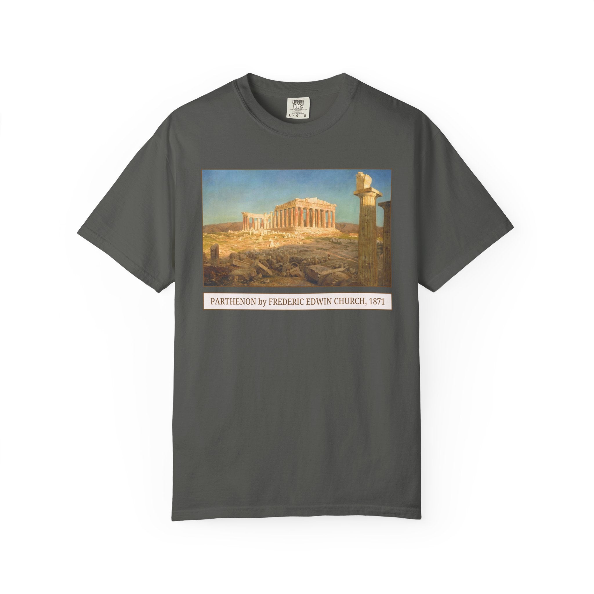 Parthenon by Frederic Edwin Church, 19th Century Painting, Greek History, Ancient World History Teacher Gift, Art History Lover Present - Opal and June