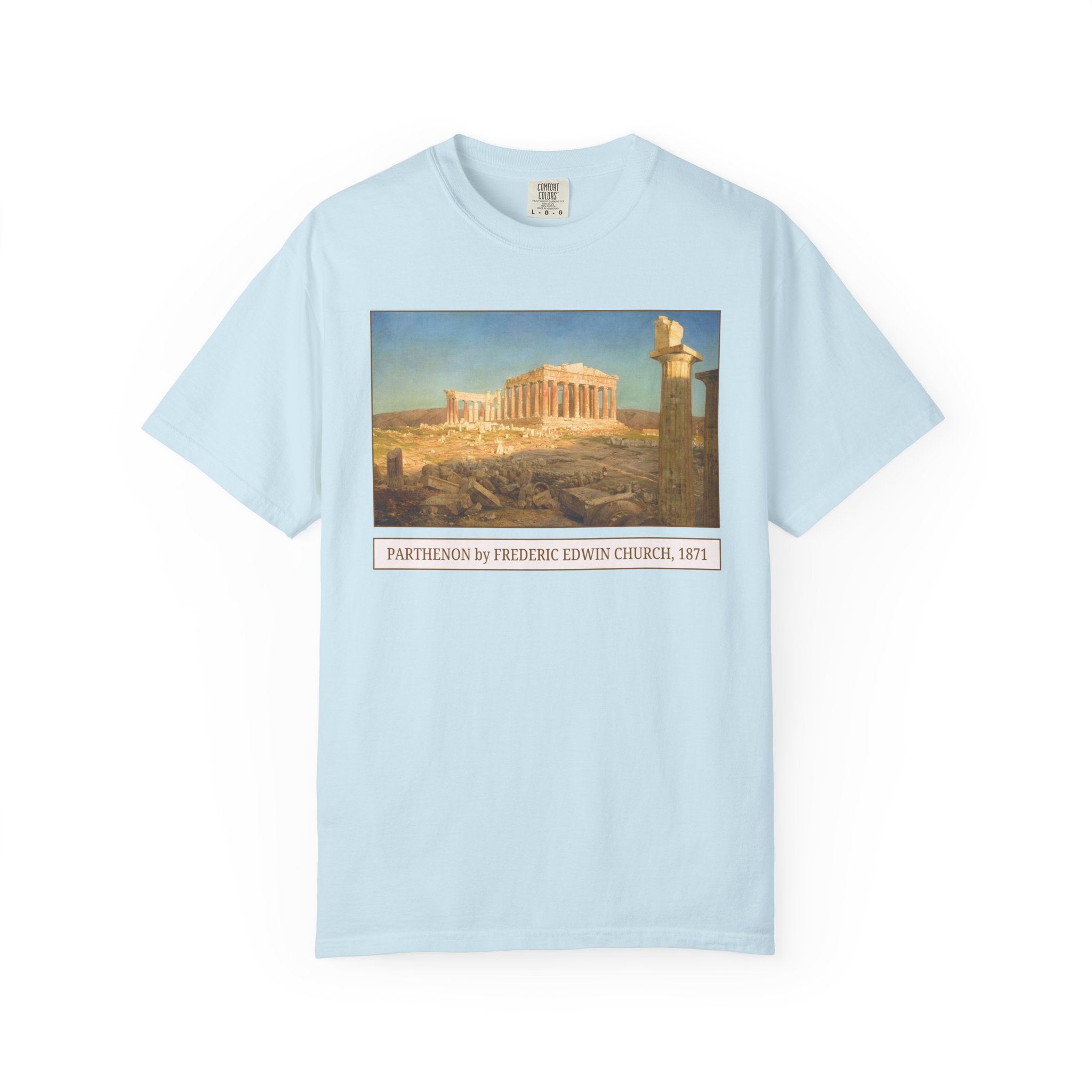 Parthenon by Frederic Edwin Church, 19th Century Painting, Greek History, Ancient World History Teacher Gift, Art History Lover Present - Opal and June
