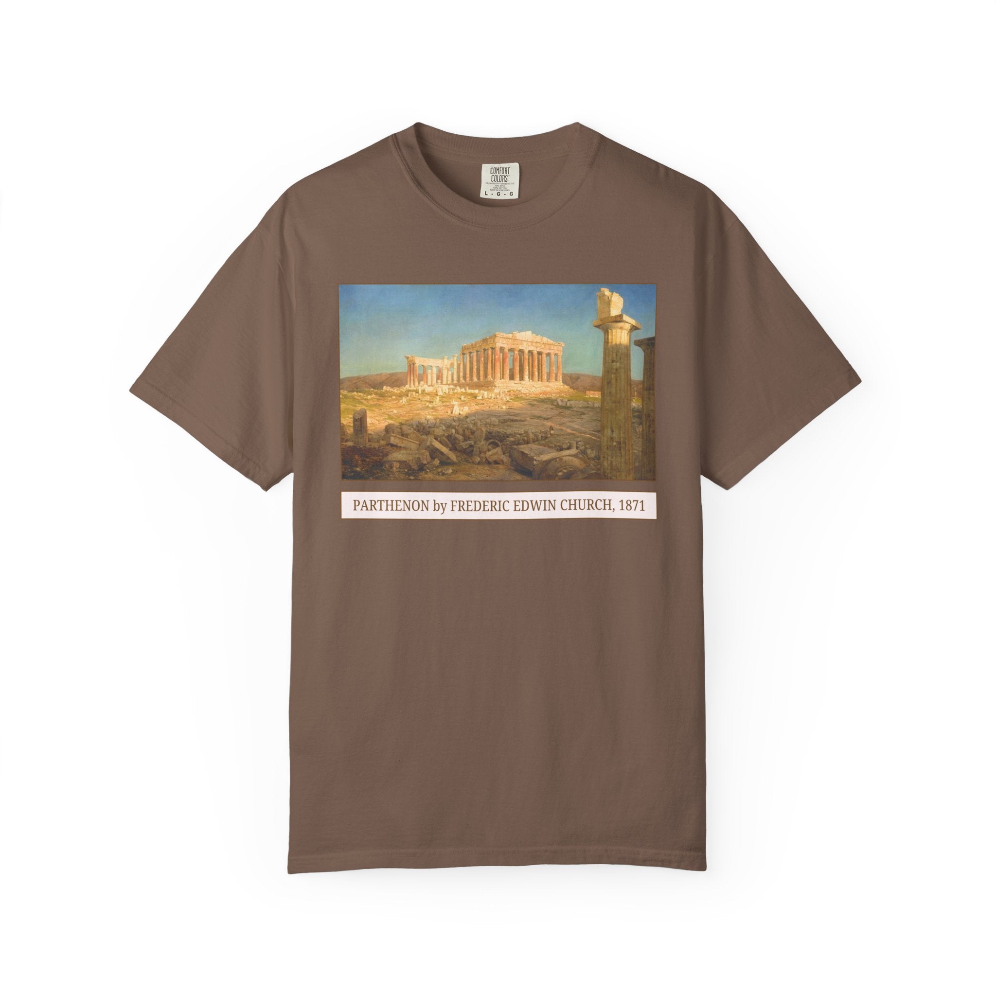 Parthenon by Frederic Edwin Church, 19th Century Painting, Greek History, Ancient World History Teacher Gift, Art History Lover Present - Opal and June