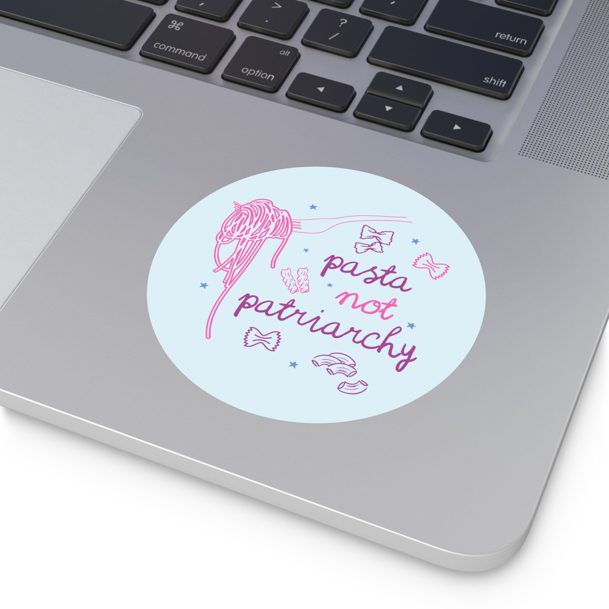 Pasta Not Patriarchy Sticker - Opal and June