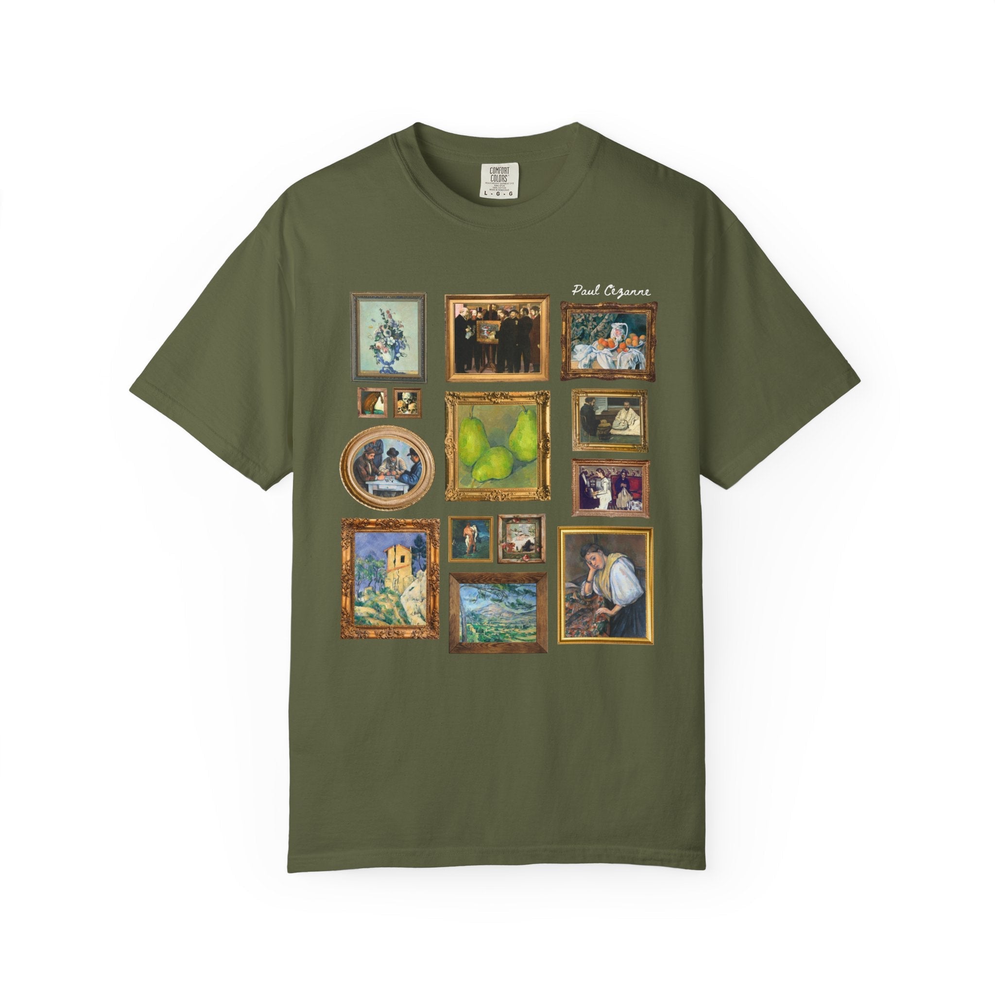 Paul Cézanne Art History Tee Shirt for Museum Lover, Impressionist and Post - Impressionism Art Movement Gift, French Art Historian Present - Opal and June
