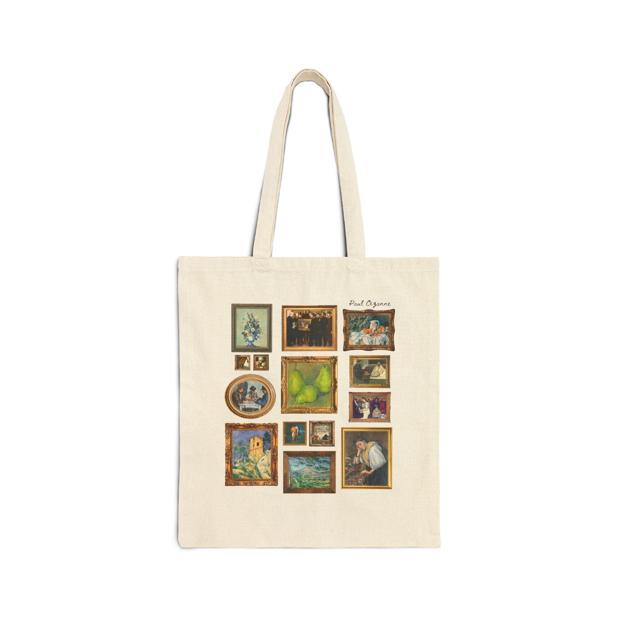Paul Cézanne Art History Tote Bag for Museum Lover, Impressionist and Post - Impressionism Art Movement Gift, French Art Historian Present - Opal and June