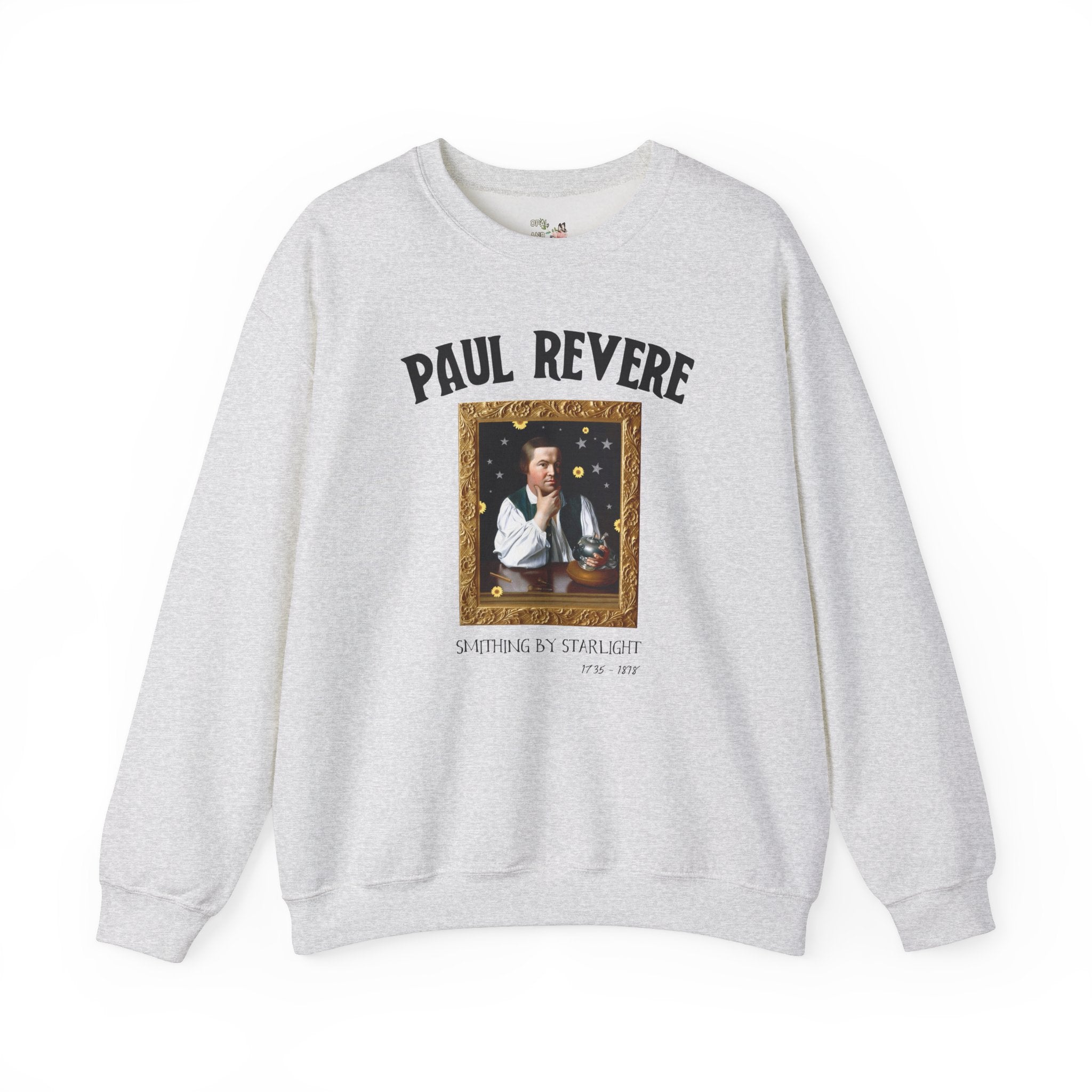Paul Revere American History Sweatshirt for History Buff or Social Studies Teacher, Funny 18th Century Art History Shirt, Early US History - Opal and June