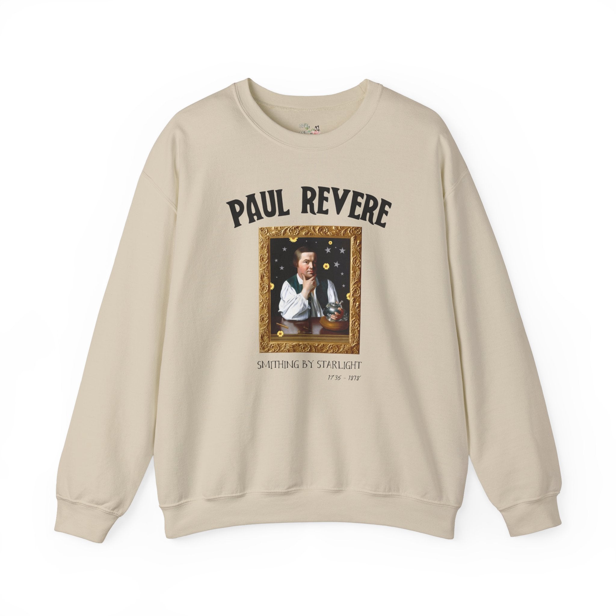 Paul Revere American History Sweatshirt for History Buff or Social Studies Teacher, Funny 18th Century Art History Shirt, Early US History - Opal and June