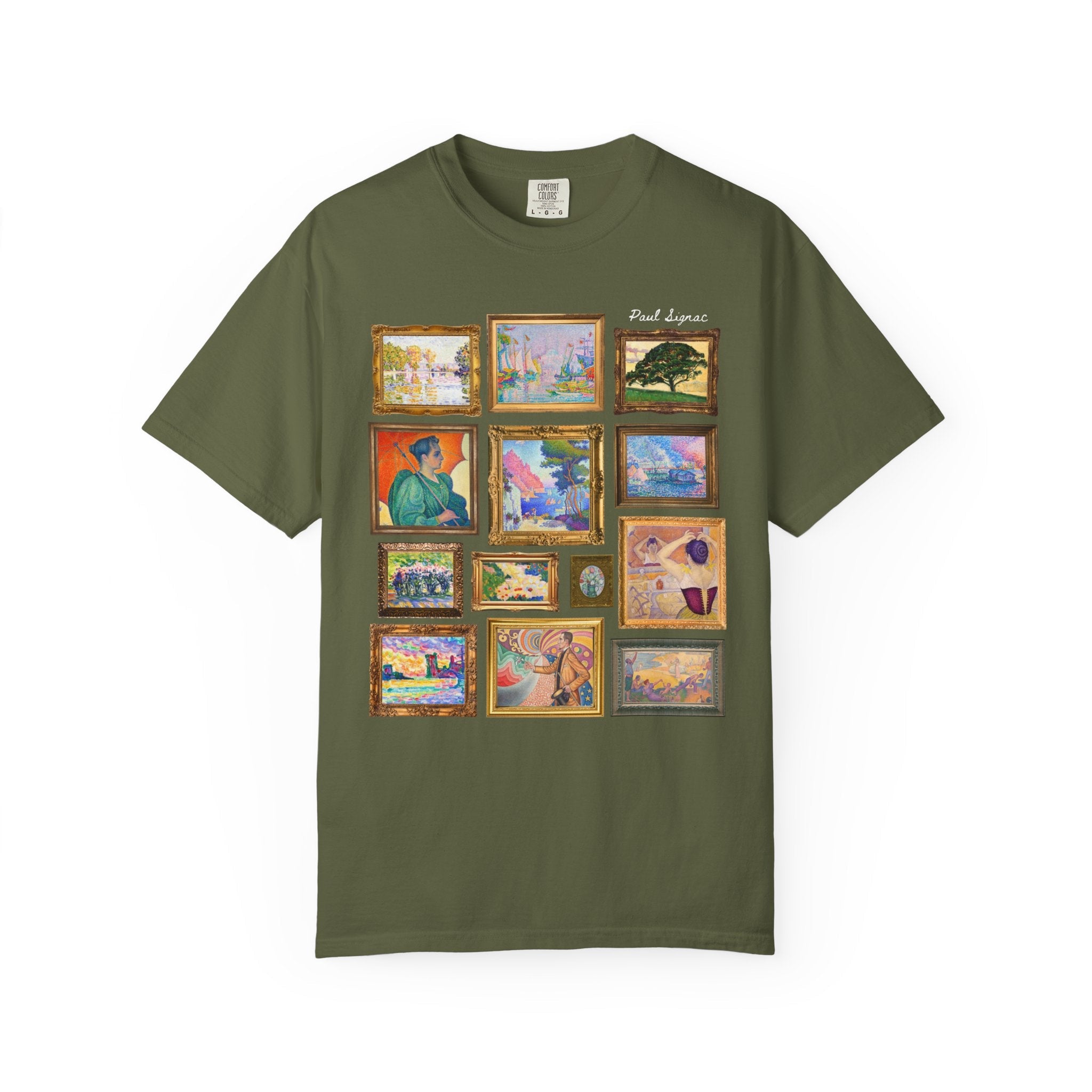 Paul Signac French Art History Tee Shirt - Opal and June